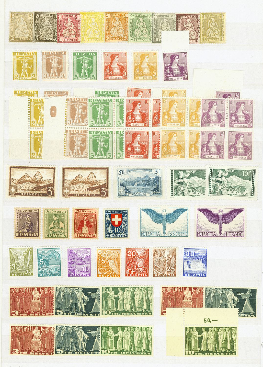 Lot 2333 - schweiz - Hettinger Auktion Auktion 54 Lot 2333 - schweiz - Hettinger Auktion Auktion 54