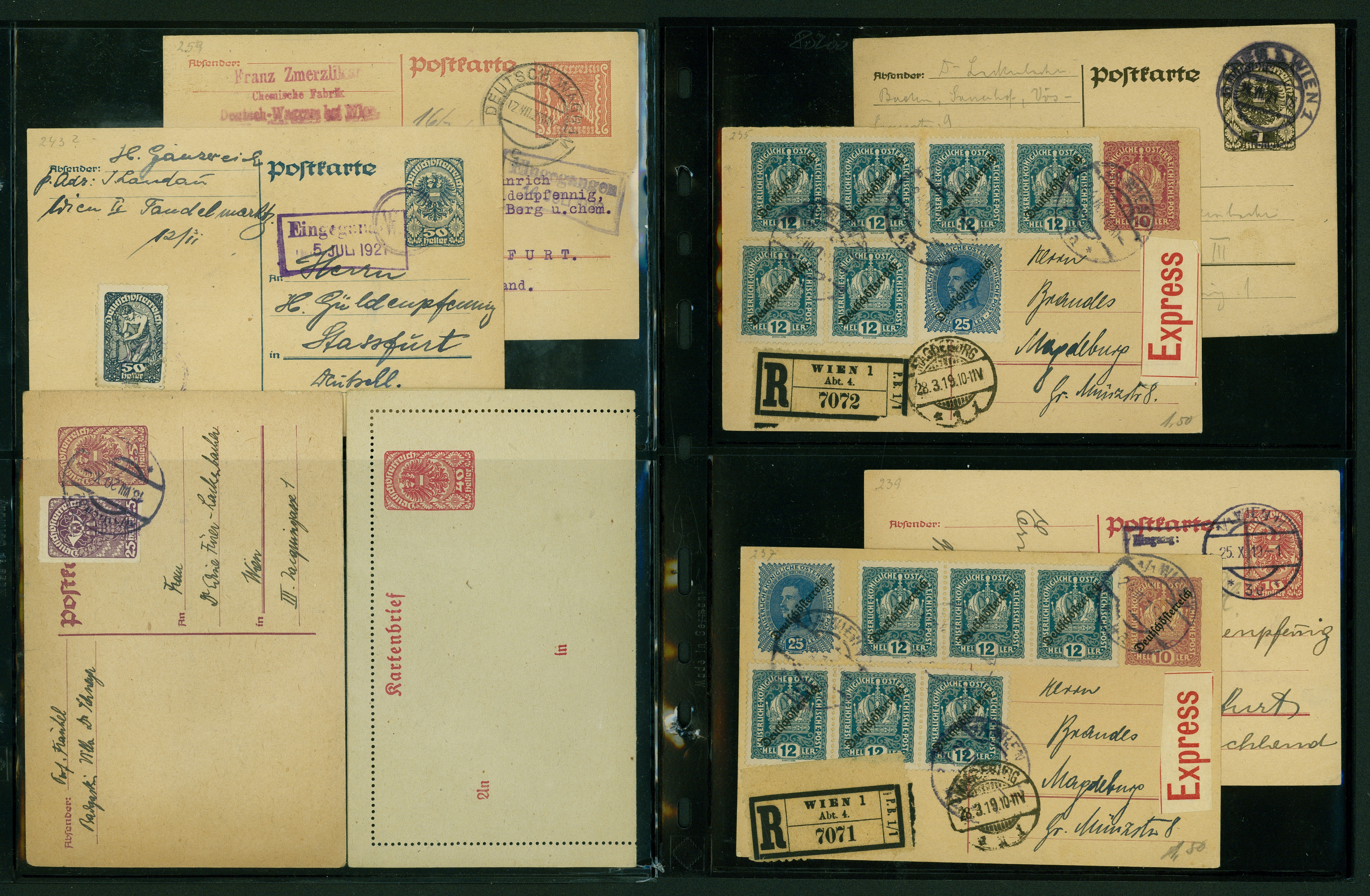 Lot 2319 - österreich - ganzsachen - Hettinger Auktion Auktion 54 Lot 2319 - österreich - ganzsachen - Hettinger Auktion Auktion 54