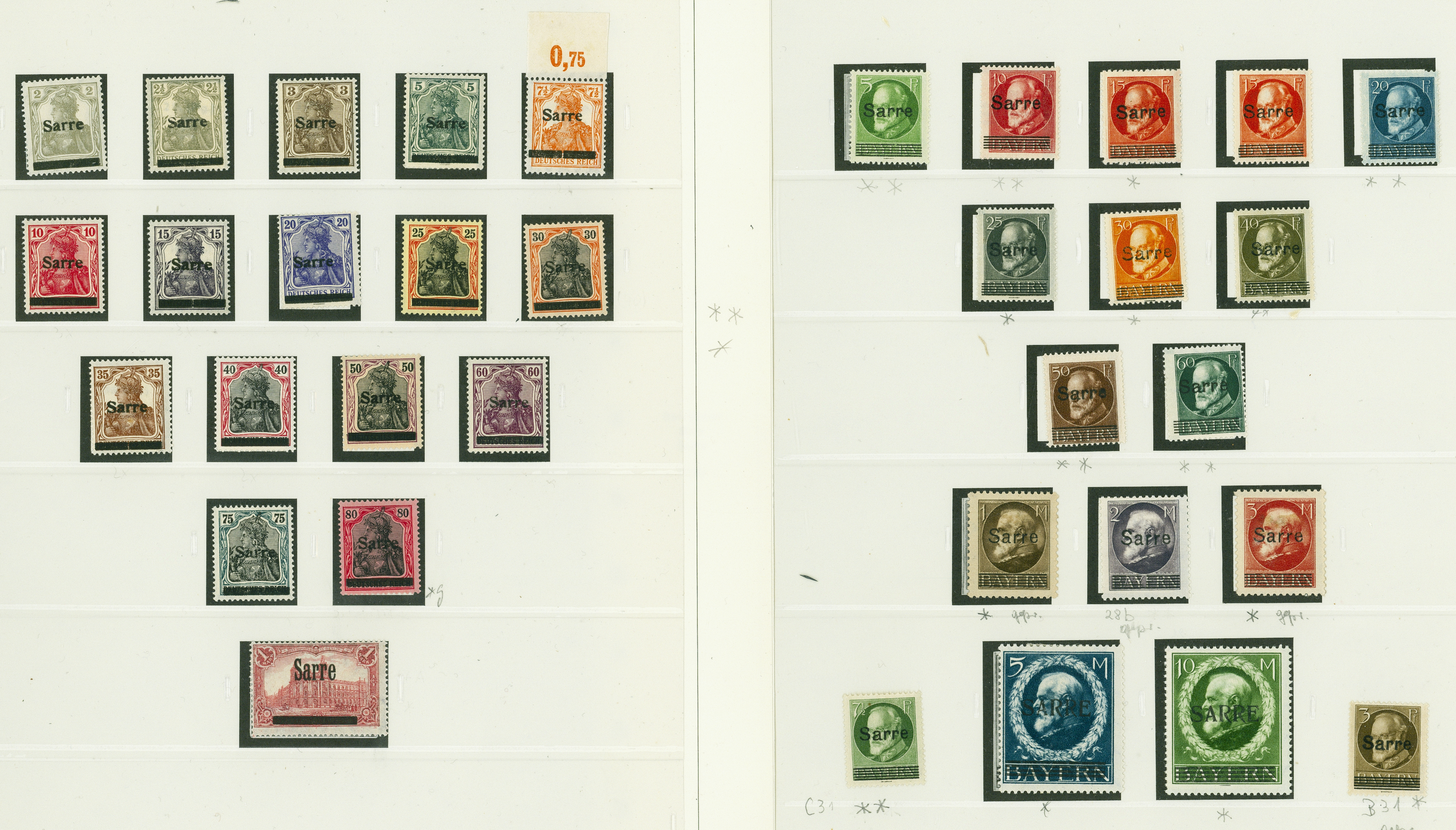 Lot 2082 - saar  -  Hettinger Auktion Auktion 54
