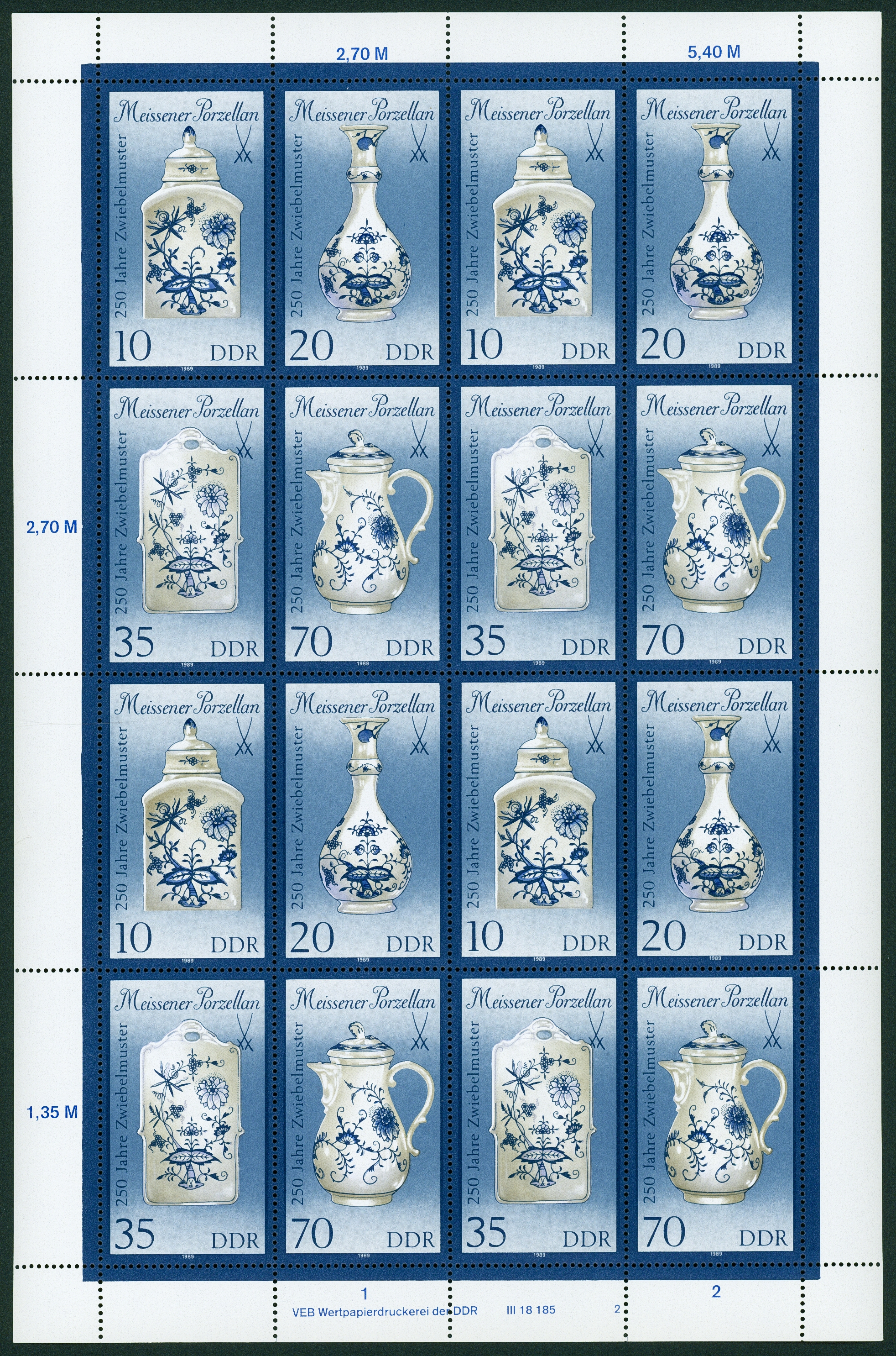 Lot 1614 - DDR - ZUSAMMENDRUCKBOGEN - Hettinger Auktion Auktion 54 Lot 1614 - DDR - ZUSAMMENDRUCKBOGEN - Hettinger Auktion Auktion 54