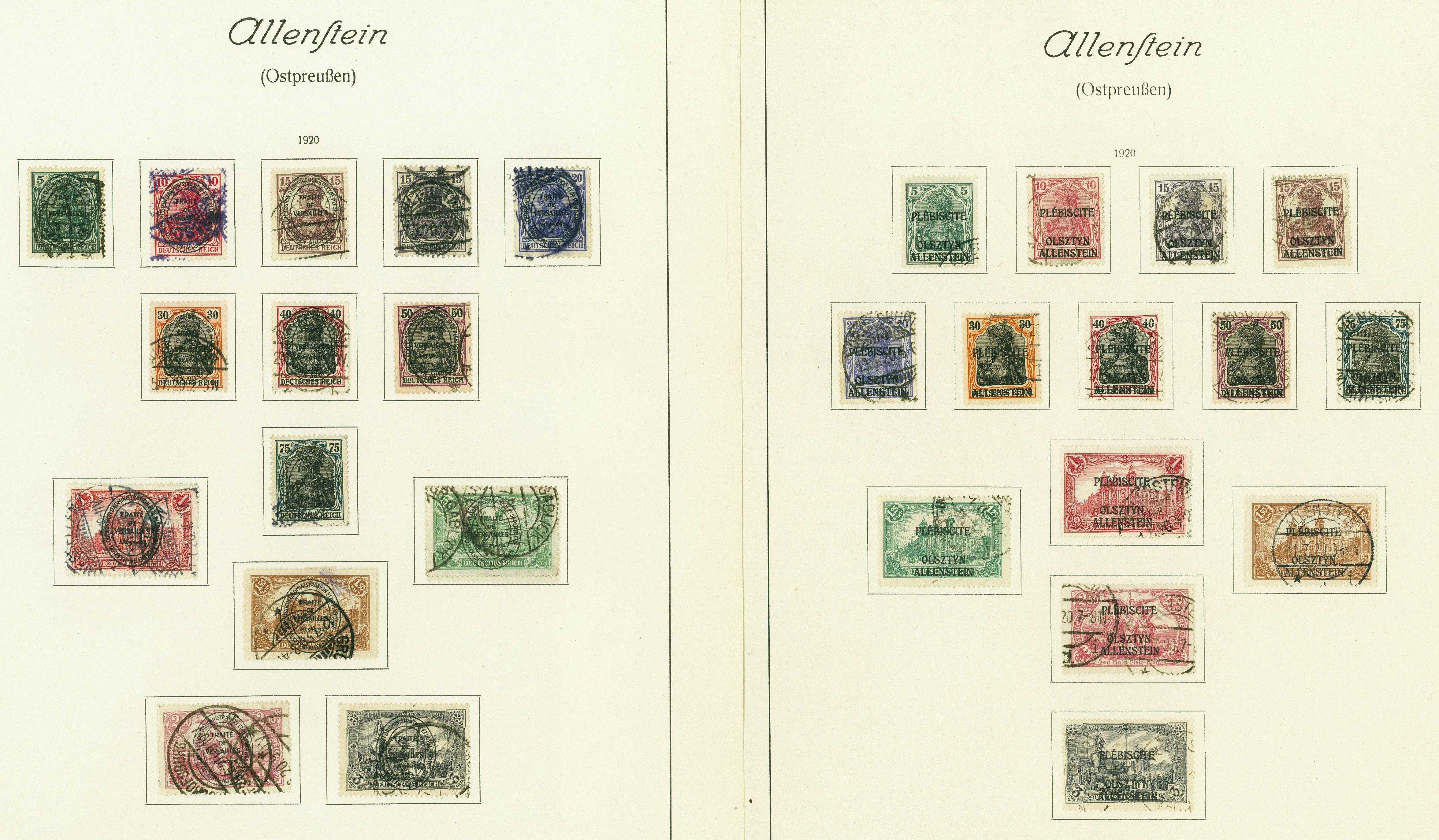 Lot 2077 - Dt. Abstimmungsgebiete  -  Hettinger Auktion Auktion 54