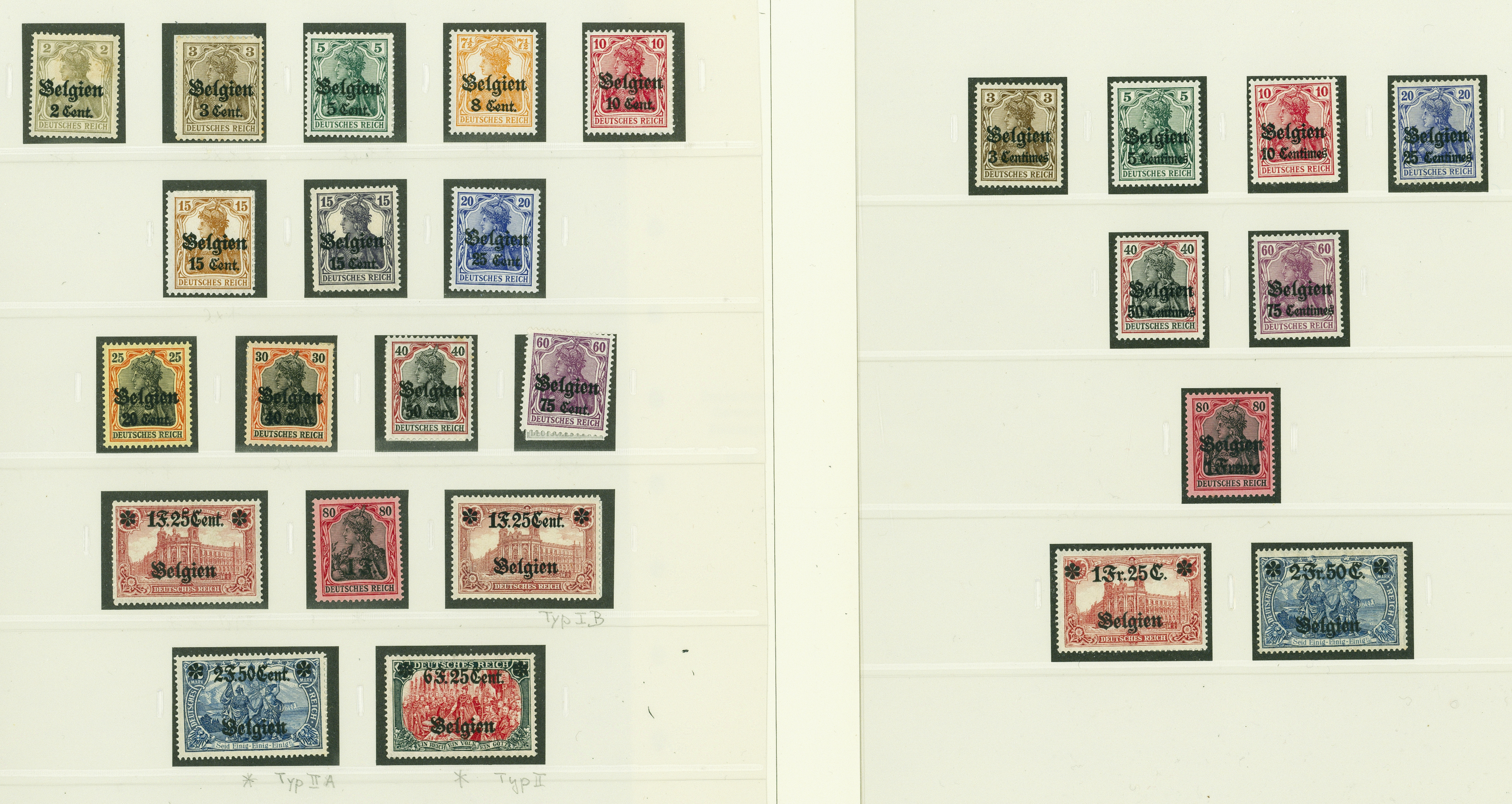 Lot 2076 - DT. BESETZUNG I. WK  -  Hettinger Auktion Auktion 54