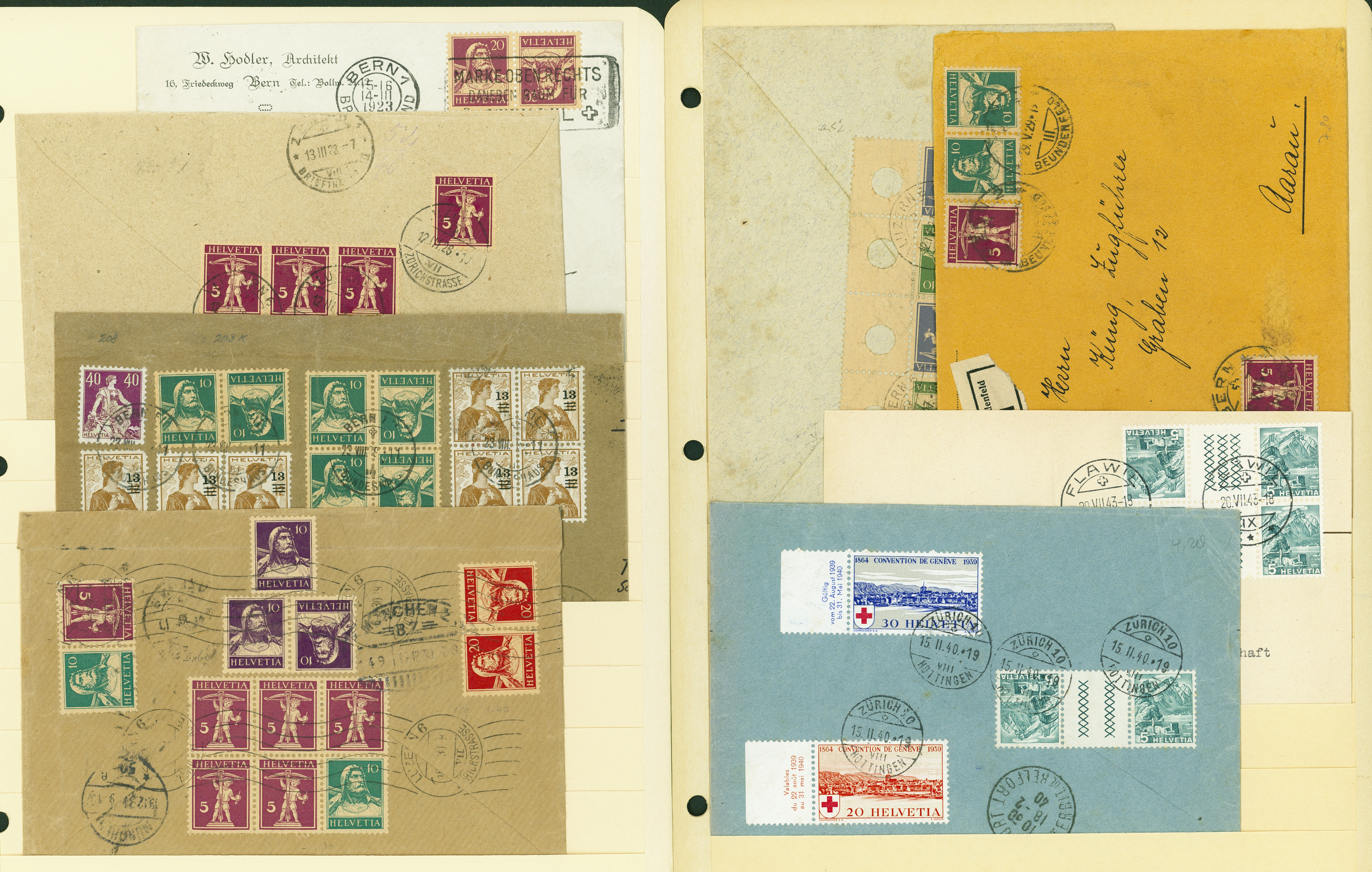 Lot 2345 - Schweiz - Zusammendrucke - Hettinger Auktion Auktion 54 Lot 2345 - Schweiz - Zusammendrucke - Hettinger Auktion Auktion 54