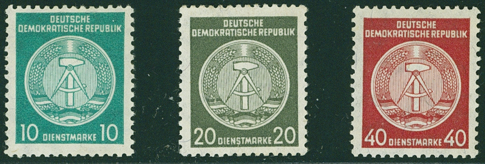 Lot 1526 - ddr - dienstmarken - Hettinger Auktion Auktion 54 Lot 1526 - ddr - dienstmarken - Hettinger Auktion Auktion 54
