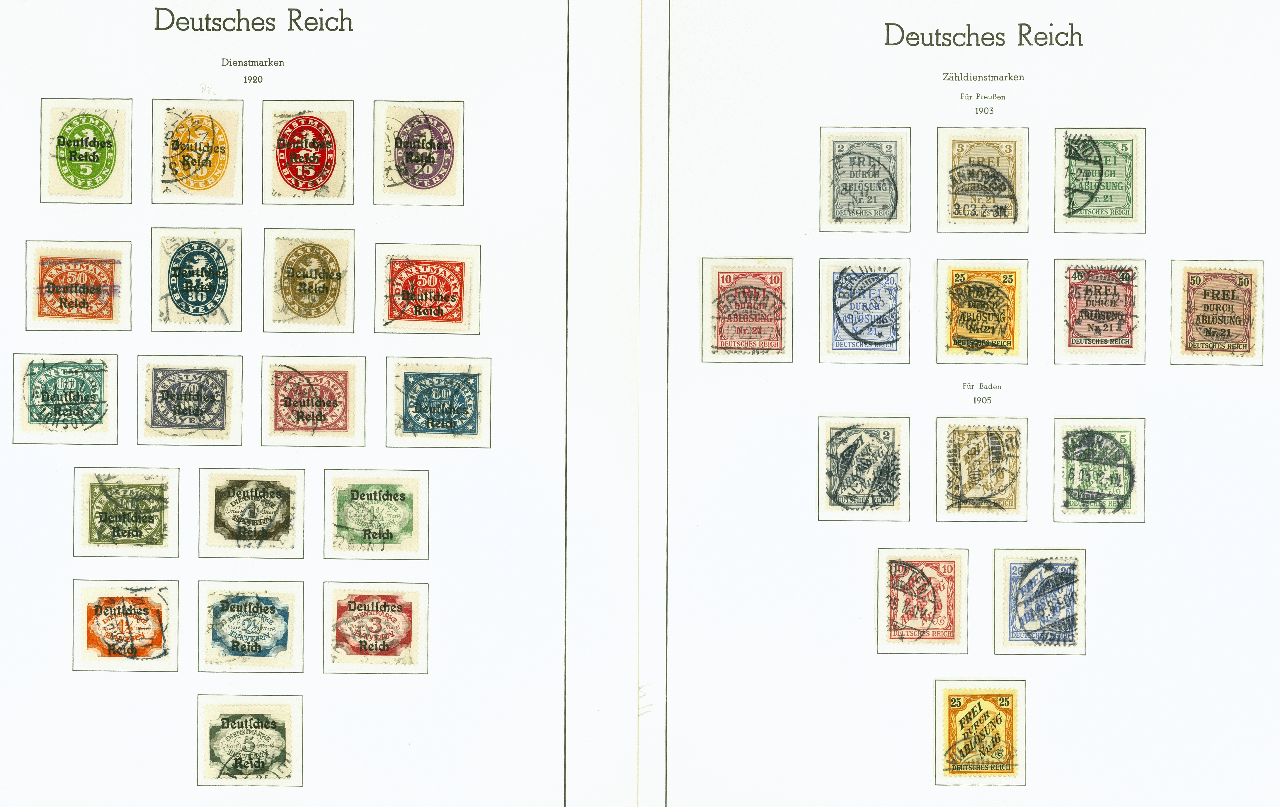 Lot 2033 - DR - DIENSTMARKEN - Hettinger Auktion Auktion 54 Lot 2033 - DR - DIENSTMARKEN - Hettinger Auktion Auktion 54