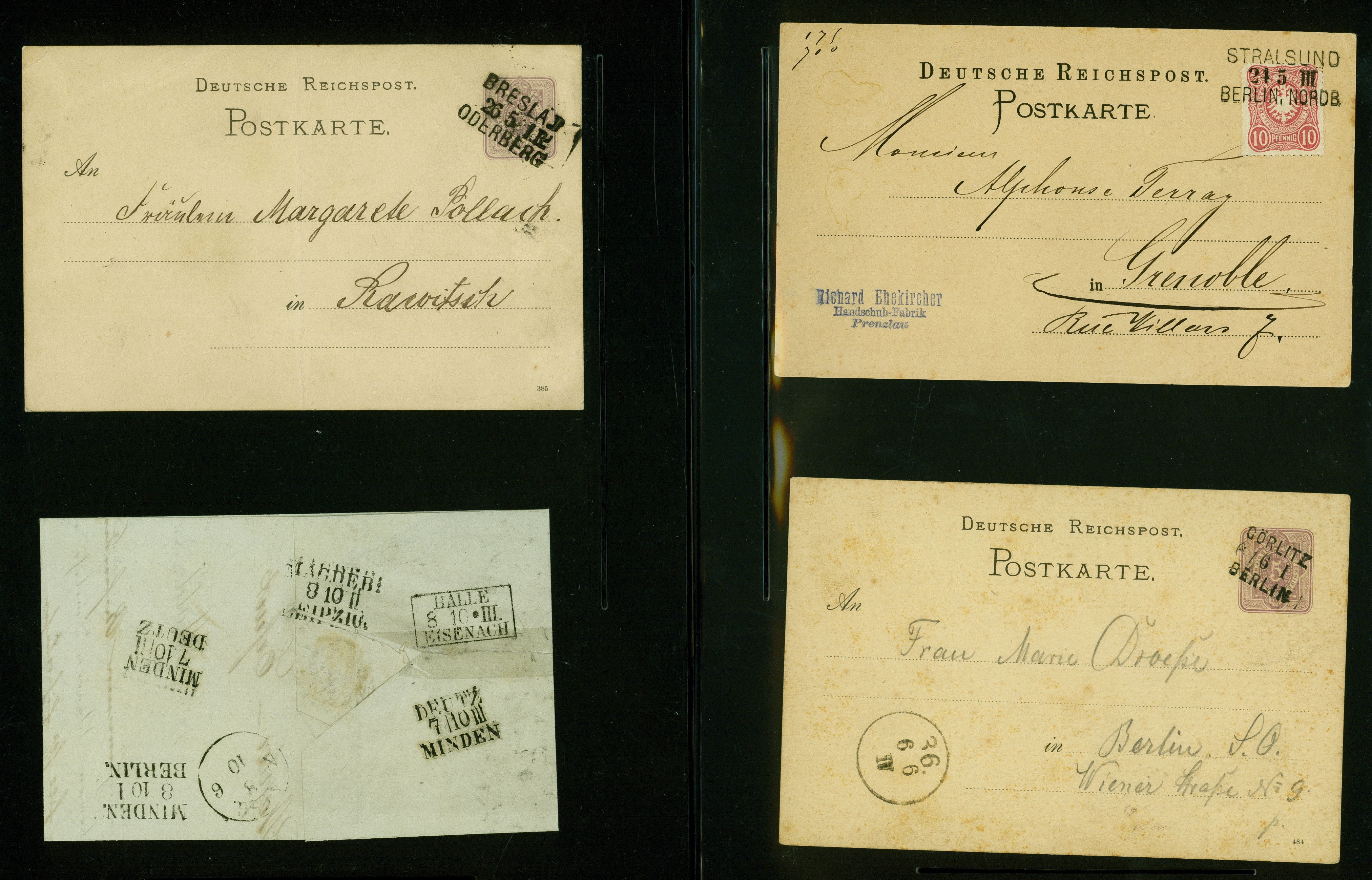 Lot 2069 - deutsches reich - bahnpost  -  Hettinger Auktion Auktion 54