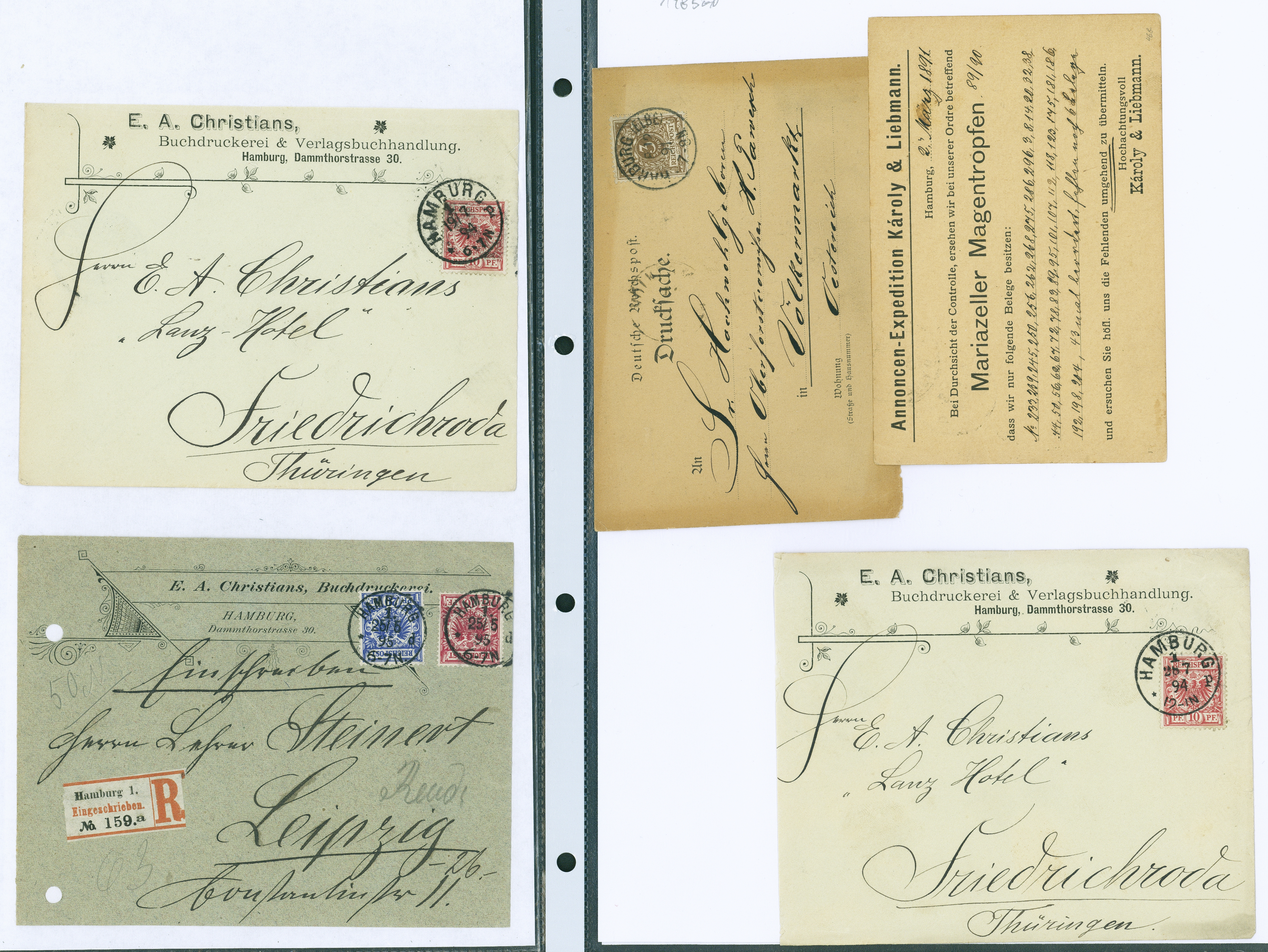 Lot 2228 - DEUTSCHLAND - BRIEFPOSTEN - Hettinger Auktion Auktion 54 Lot 2228 - DEUTSCHLAND - BRIEFPOSTEN - Hettinger Auktion Auktion 54