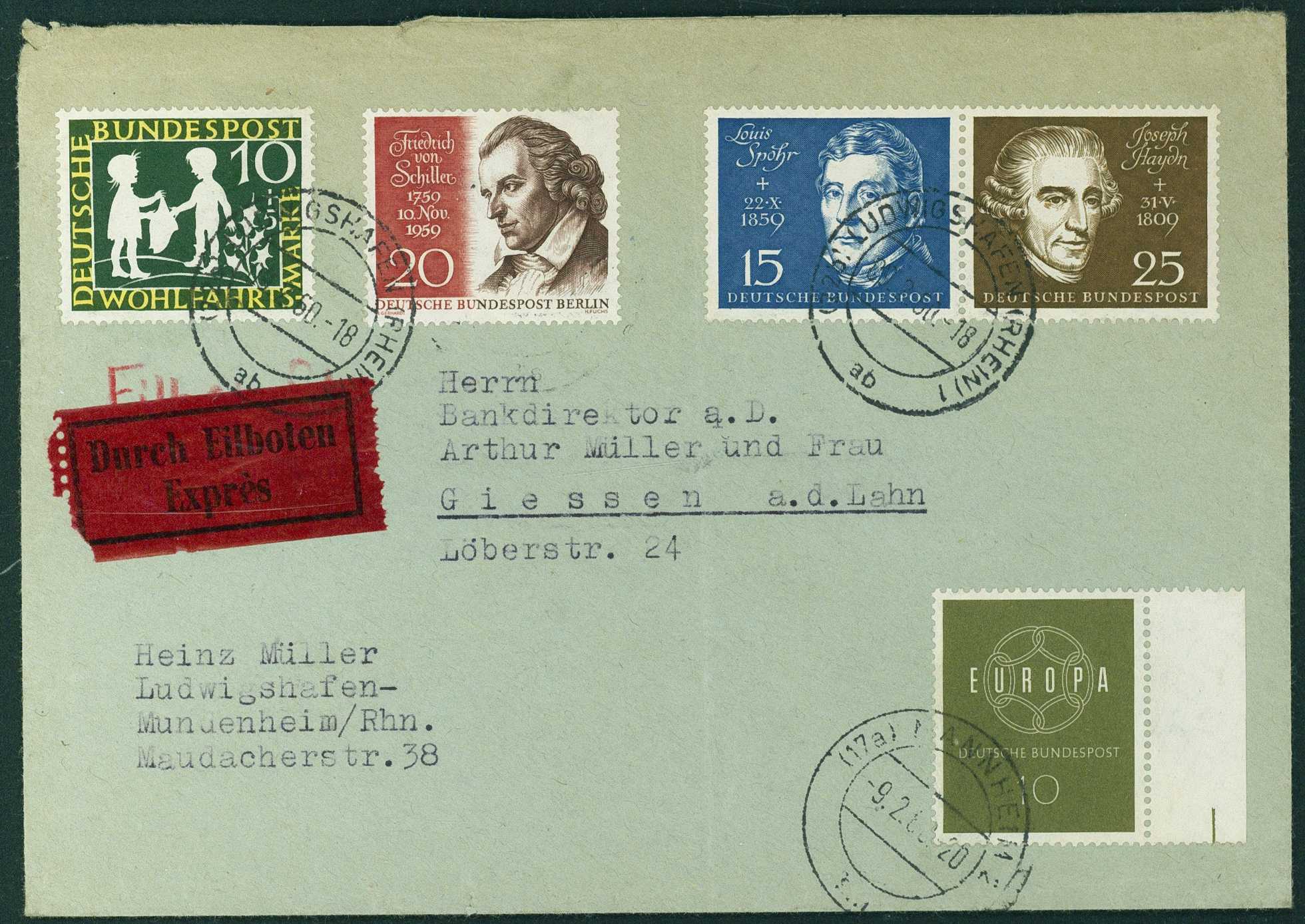 Lot 1760 - BUND - ZUSAMMENDRUCKE AUS BLOCKS - Hettinger Auktion Auktion 54 Lot 1760 - BUND - ZUSAMMENDRUCKE AUS BLOCKS - Hettinger Auktion Auktion 54