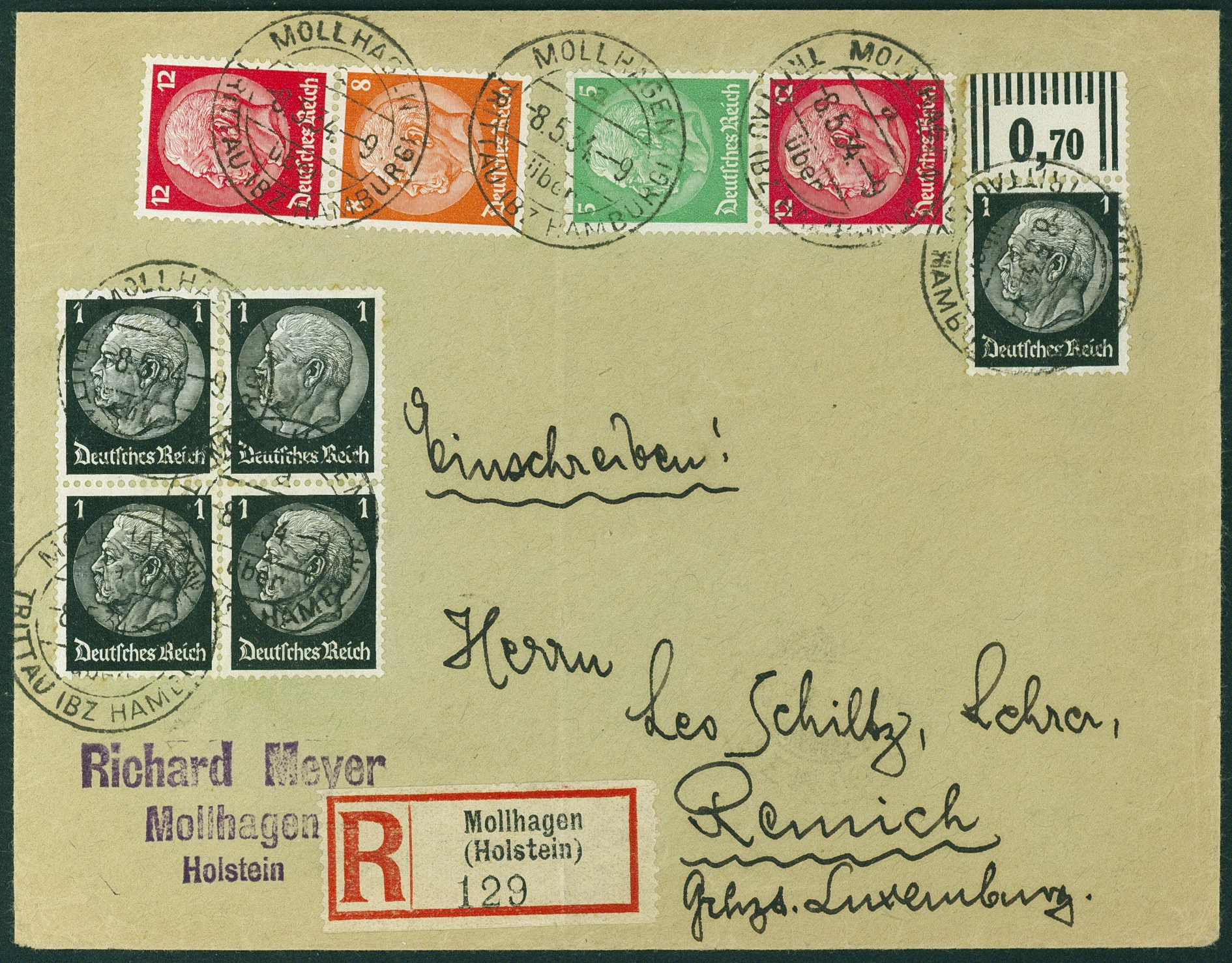 Lot 637 - DR - ZUSAMMENDRUCKE AUS MH 29-34, NOTHILFE 1930/33 (WAGNER) - Hettinger Auktion Auktion 54 Lot 637 - DR - ZUSAMMENDRUCKE AUS MH 29-34, NOTHILFE 1930/33 (WAGNER) - Hettinger Auktion Auktion 54