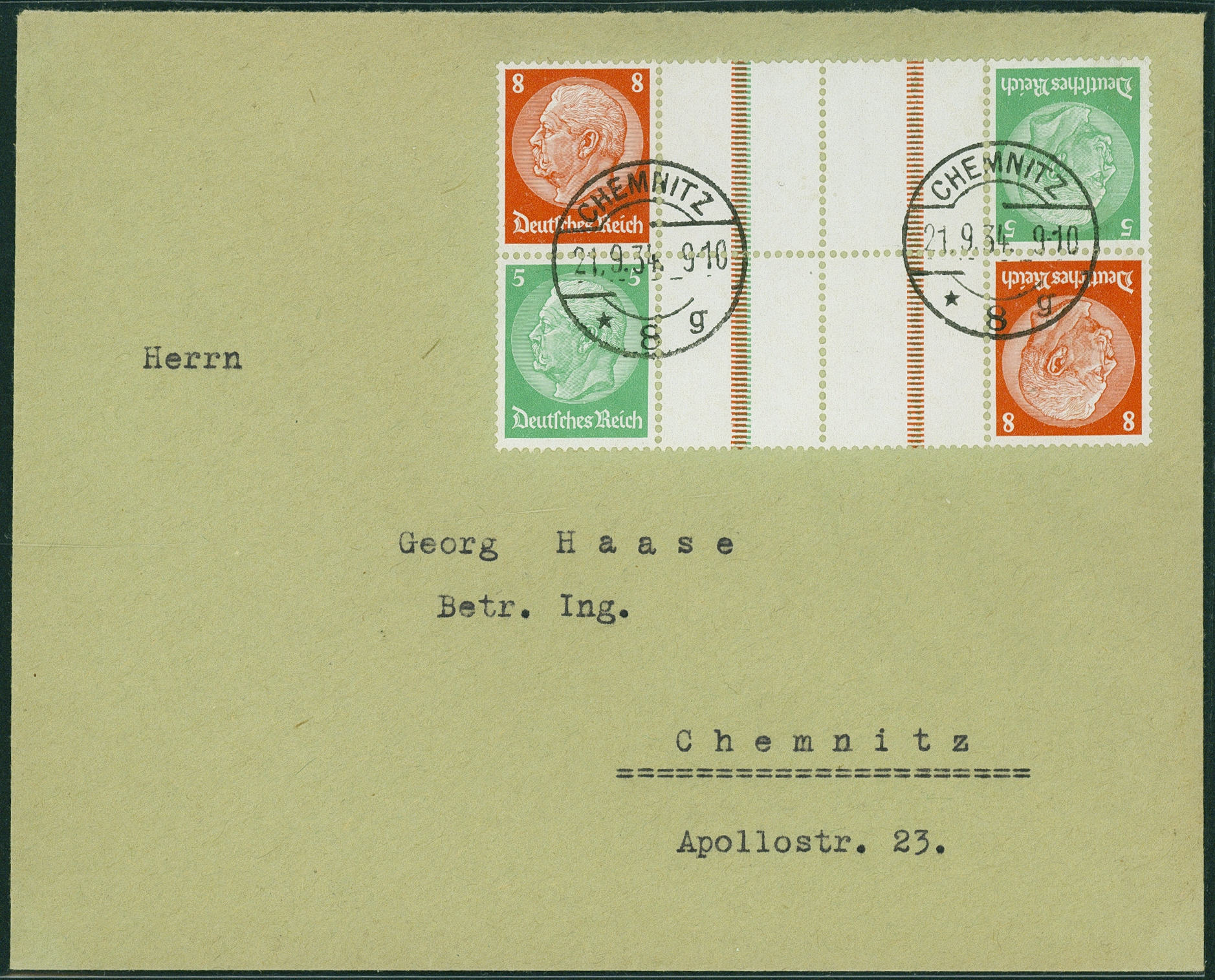 Lot 680 - DR - ZUSAMMENDRUCKE AUS MH 35-49, HINDENBURG 1934 - HITLER 1941 - Hettinger Auktion Auktion 54 Lot 680 - DR - ZUSAMMENDRUCKE AUS MH 35-49, HINDENBURG 1934 - HITLER 1941 - Hettinger Auktion Auktion 54