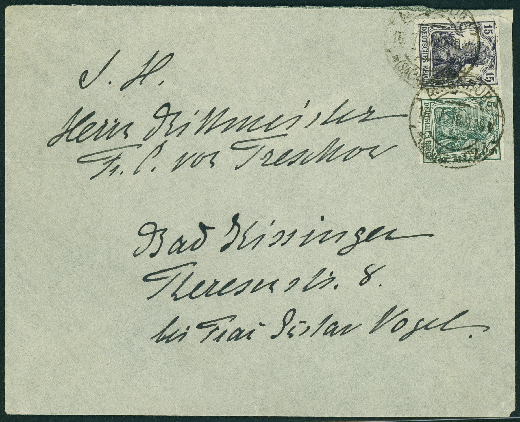 Lot 396 - DR - ZUSAMMENDRUCKE AUS MH 1-13, GERMANIA 1910/19  -  Hettinger Auktion Auktion 54