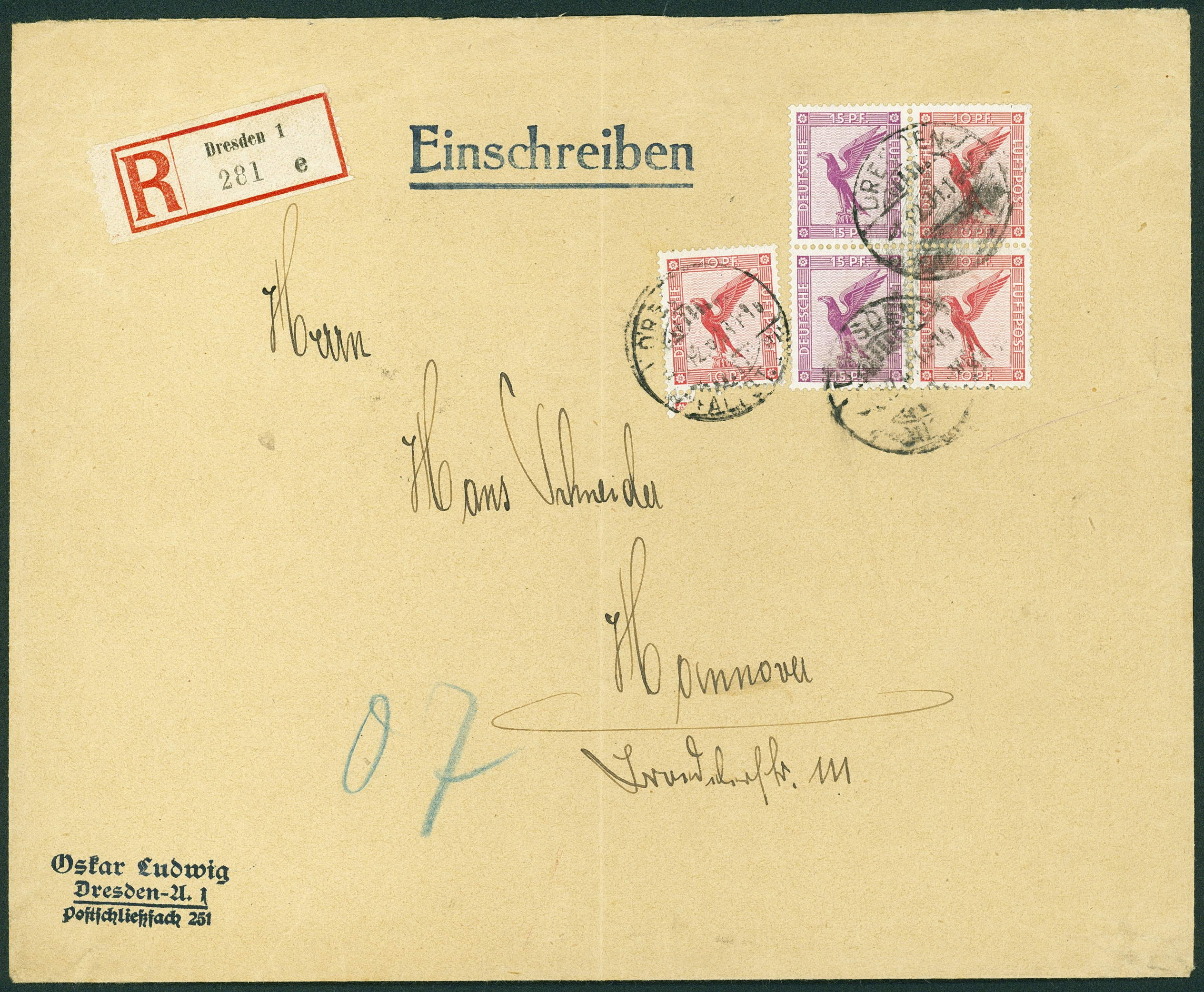 Lot 468 - DR - ZUSAMMENDRUCKE AUS MH 18-21, NOTHILFE - FLUGPOST - Hettinger Auktion Auktion 54 Lot 468 - DR - ZUSAMMENDRUCKE AUS MH 18-21, NOTHILFE - FLUGPOST - Hettinger Auktion Auktion 54