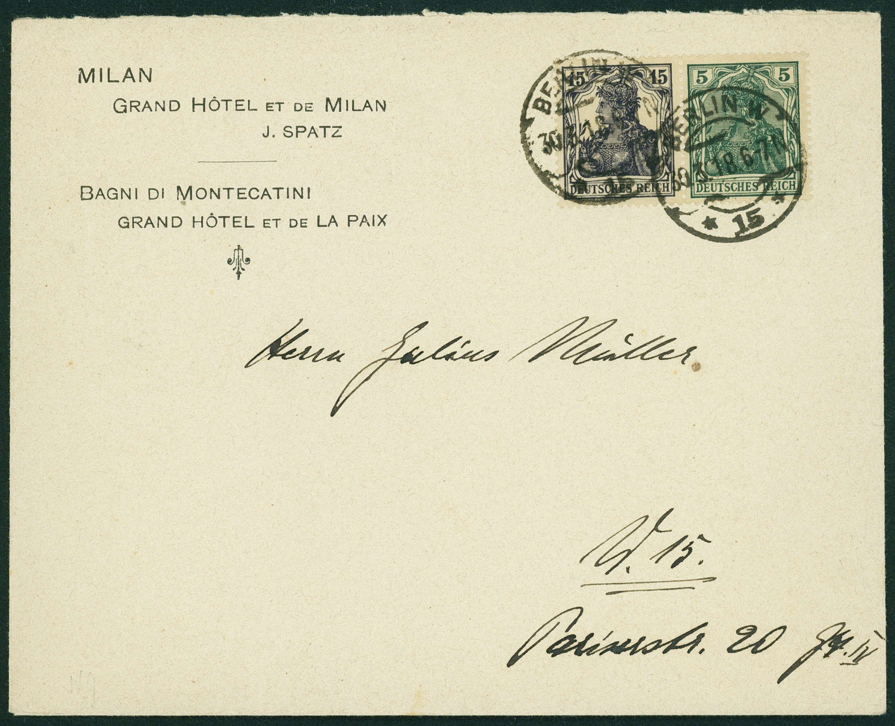 Lot 398 - DR - ZUSAMMENDRUCKE AUS MH 1-13, GERMANIA 1910/19  -  Hettinger Auktion Auktion 54