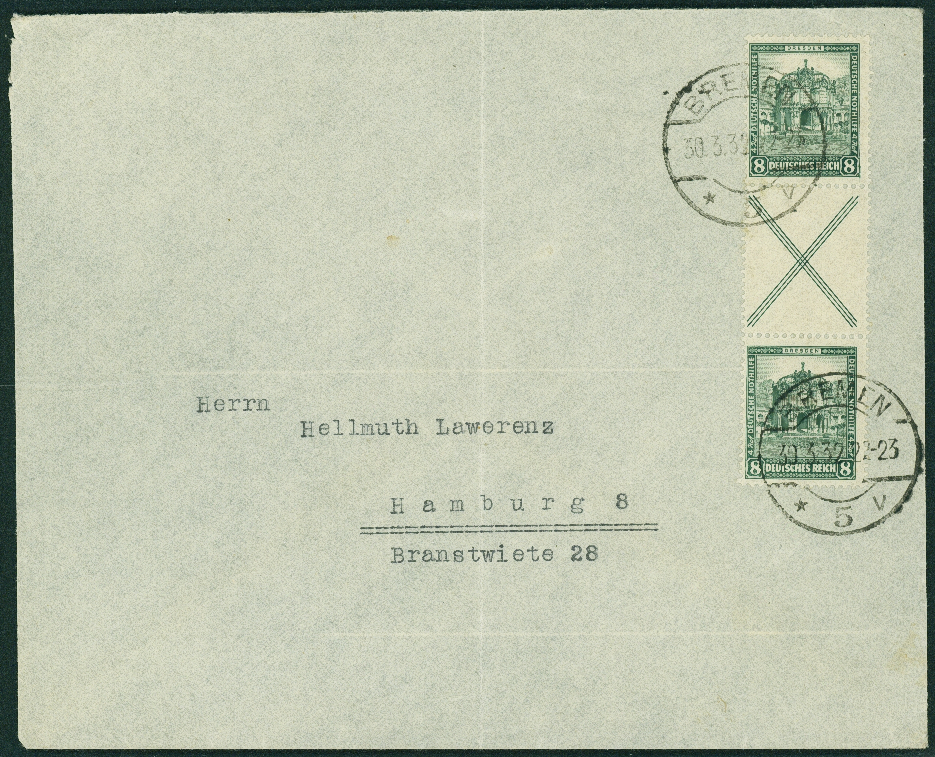 Lot 588 - DR - ZUSAMMENDRUCKE AUS MH 29-34, NOTHILFE 1930/33 (WAGNER) - Hettinger Auktion Auktion 54 Lot 588 - DR - ZUSAMMENDRUCKE AUS MH 29-34, NOTHILFE 1930/33 (WAGNER) - Hettinger Auktion Auktion 54