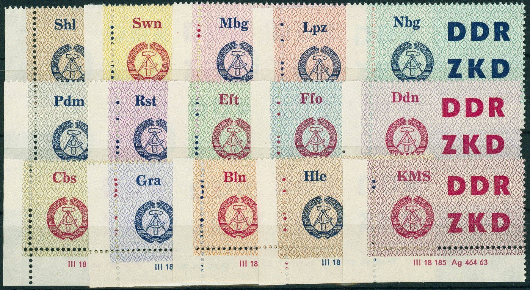 Lot 1571 - DDR - DIENST LAUFKONTROLLZETTEL - Hettinger Auktion Auktion 54 Lot 1571 - DDR - DIENST LAUFKONTROLLZETTEL - Hettinger Auktion Auktion 54