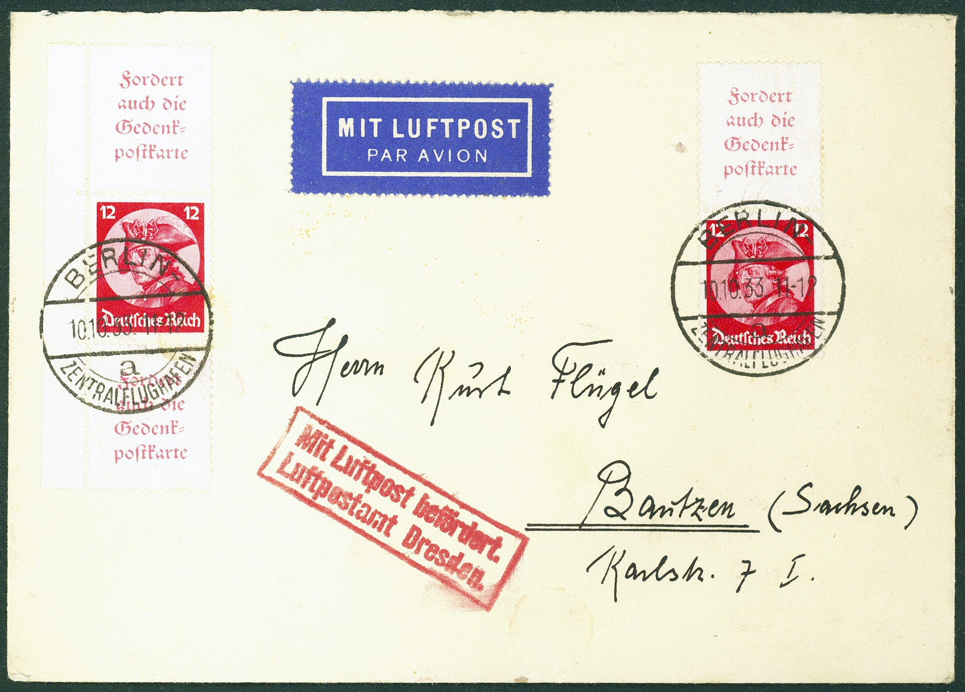 Lot 621 - DR - ZUSAMMENDRUCKE AUS MH 29-34, NOTHILFE 1930/33 (WAGNER)  -  Hettinger Auktion Auktion 54