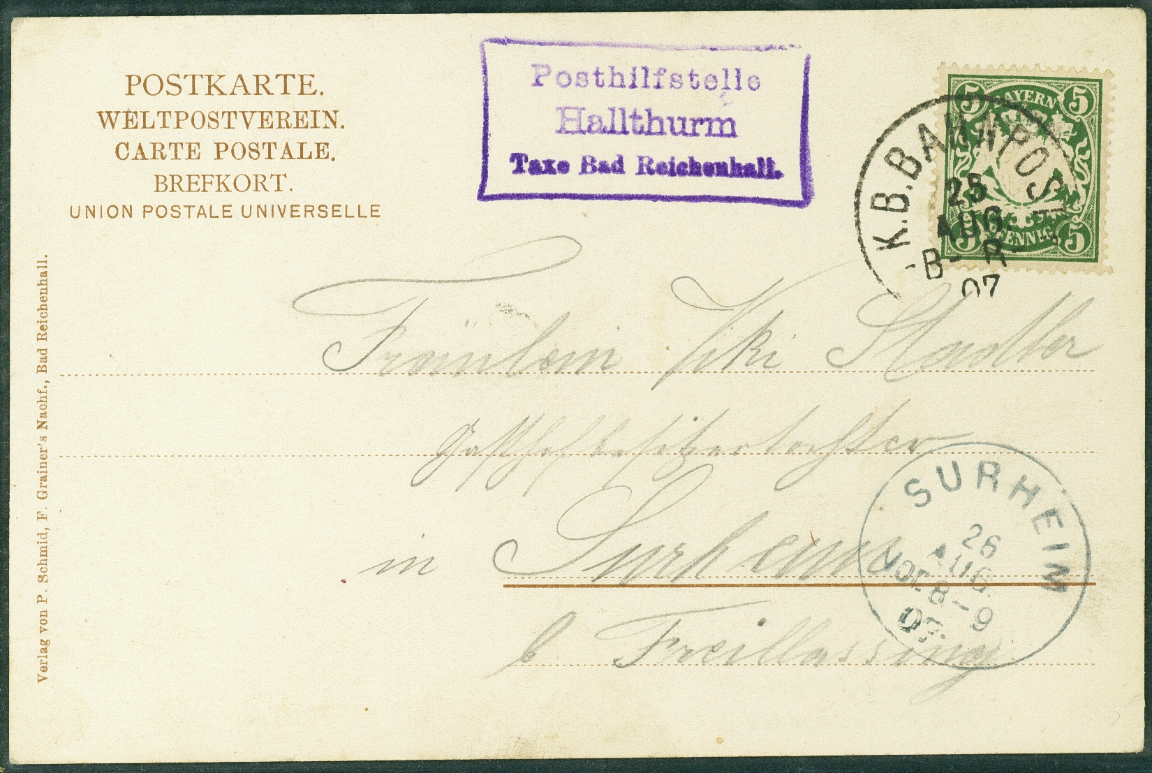 Lot 153 - BAYERN - POSTHILFSSTELLENSTEMPEL - Hettinger Auktion Auktion 54 Lot 153 - BAYERN - POSTHILFSSTELLENSTEMPEL - Hettinger Auktion Auktion 54