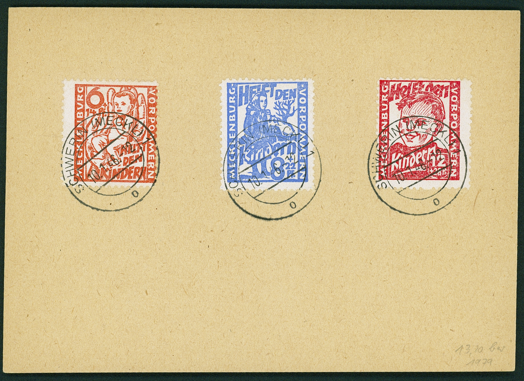 Lot 993 - MECKLENBURG - VORPOMMERN - Hettinger Auktion Auktion 54 Lot 993 - MECKLENBURG - VORPOMMERN - Hettinger Auktion Auktion 54