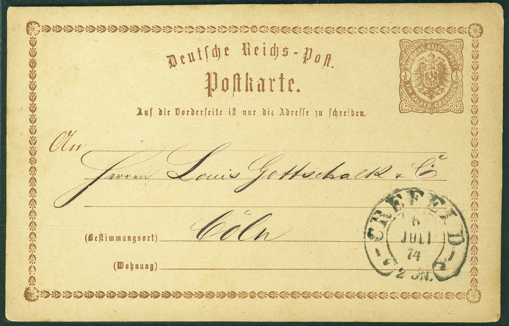 Lot 250 - hufeisenstempel  -  Hettinger Auktion Auktion 54