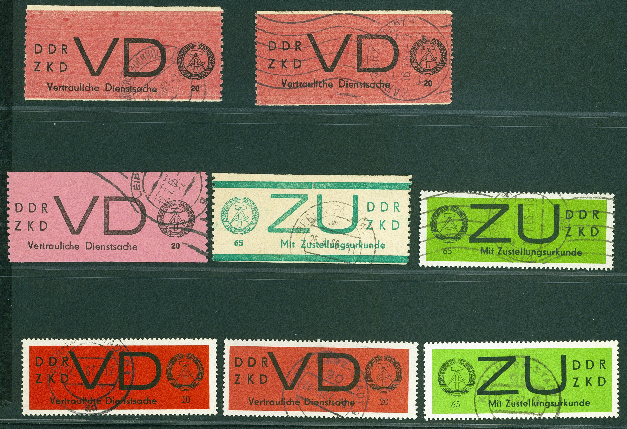 Lot 1582 - DDR - DIENST VERTRAULICHE DIENSTSACHEN - Hettinger Auktion Auktion 54 Lot 1582 - DDR - DIENST VERTRAULICHE DIENSTSACHEN - Hettinger Auktion Auktion 54