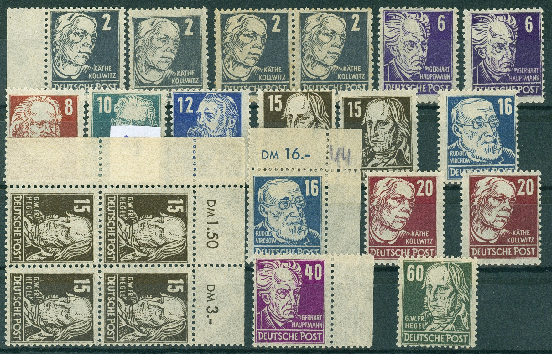 Lot 1105 - SBZ - ALLGEM. AUSGABEN - Hettinger Auktion Auktion 54 Lot 1105 - SBZ - ALLGEM. AUSGABEN - Hettinger Auktion Auktion 54