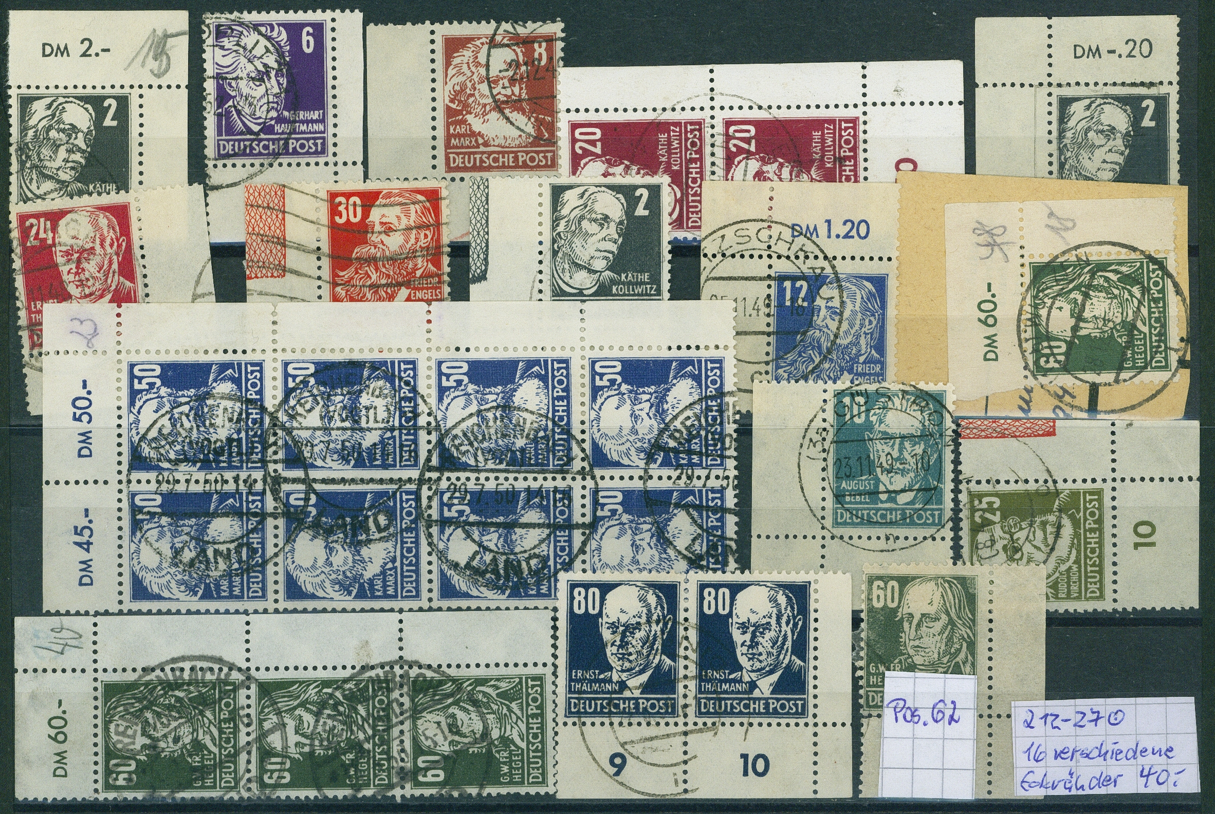 Lot 1898 - LOTS UND POSTEN FÜR SAMMLER  -  Hettinger Auktion Auktion 54