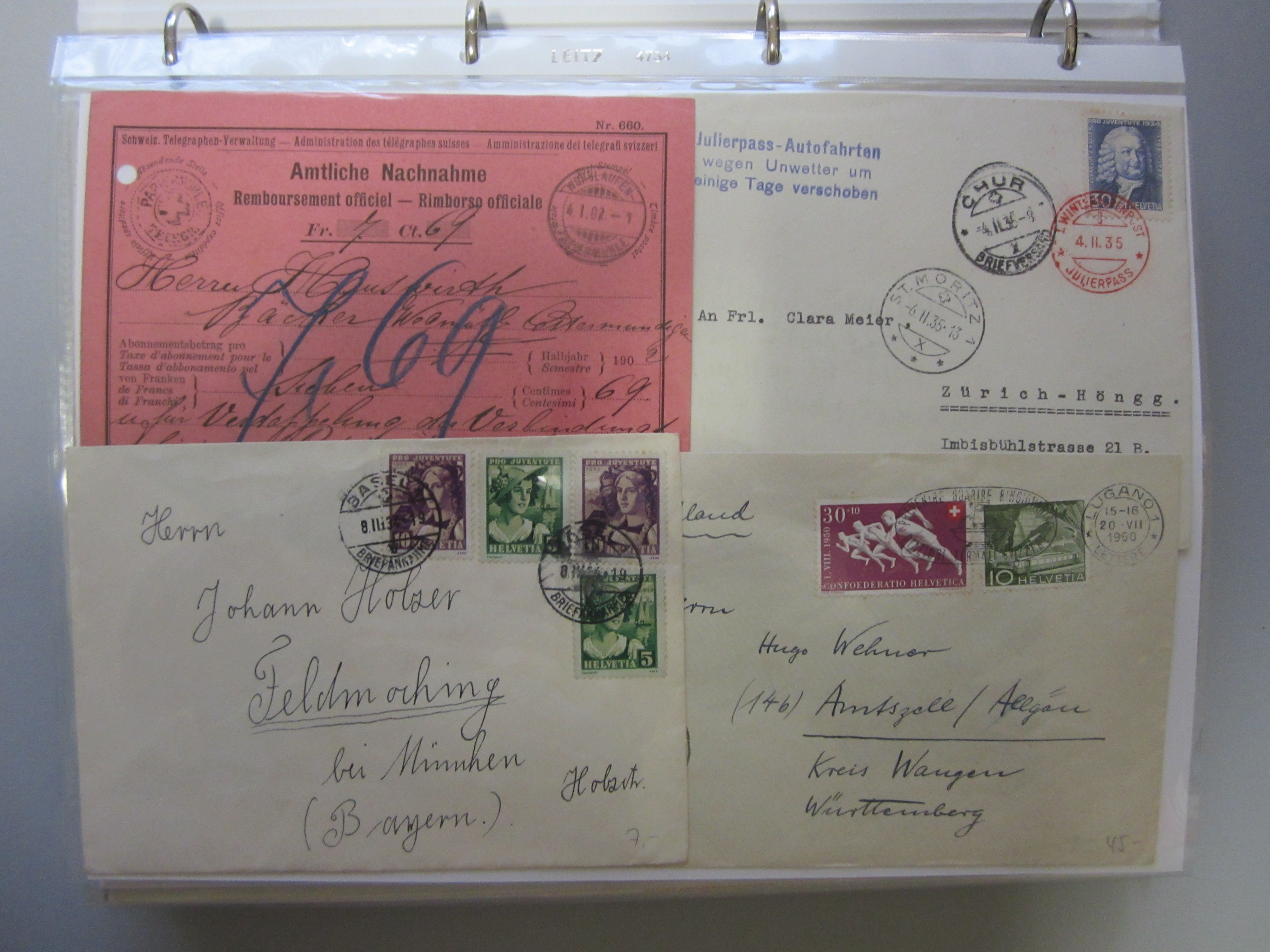 Lot 2338 - schweiz  -  Hettinger Auktion Auktion 54