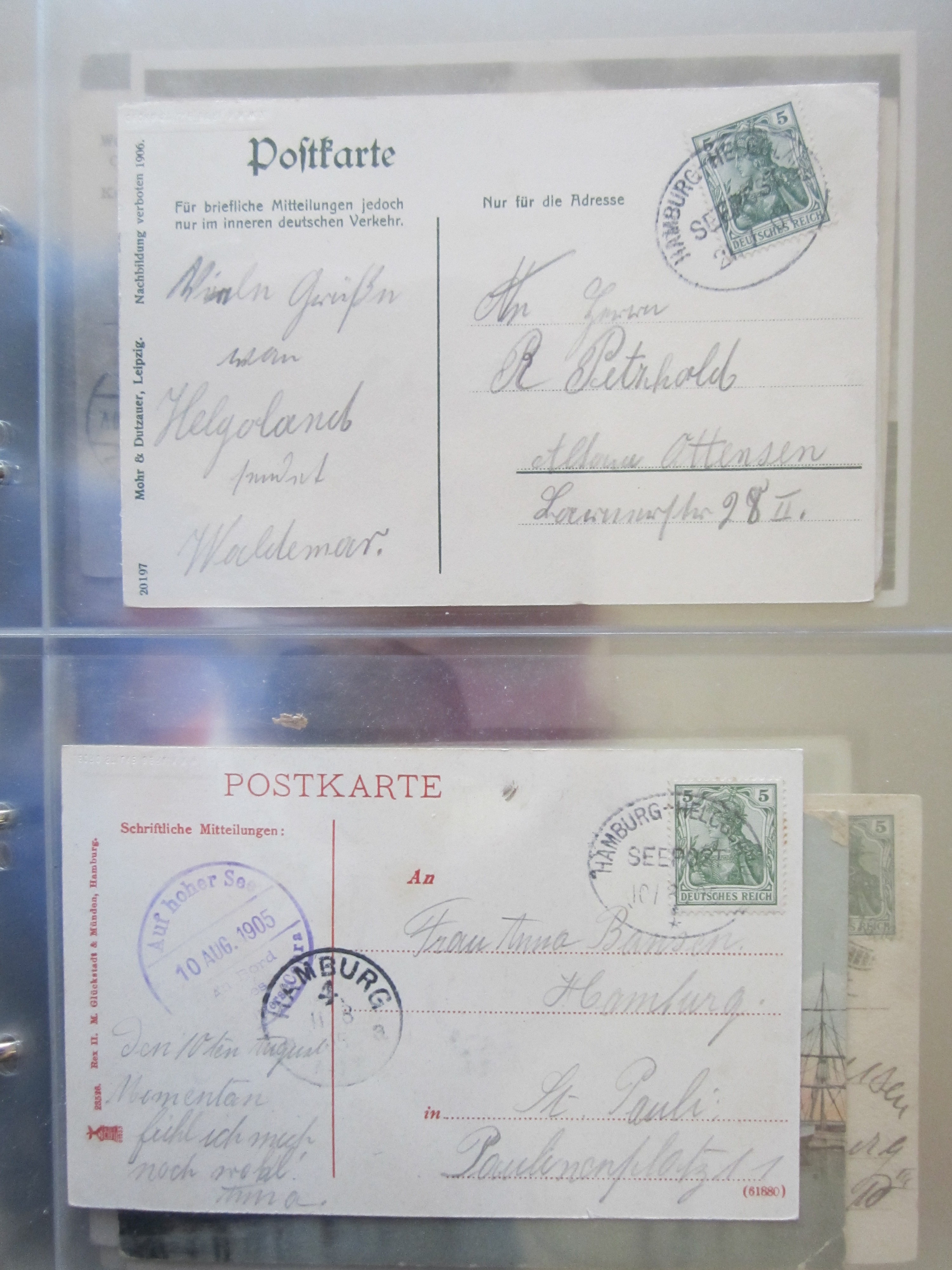 Lot 2074 - DT. MARINE-SCHIFFSPOST  -  Hettinger Auktion Auktion 54