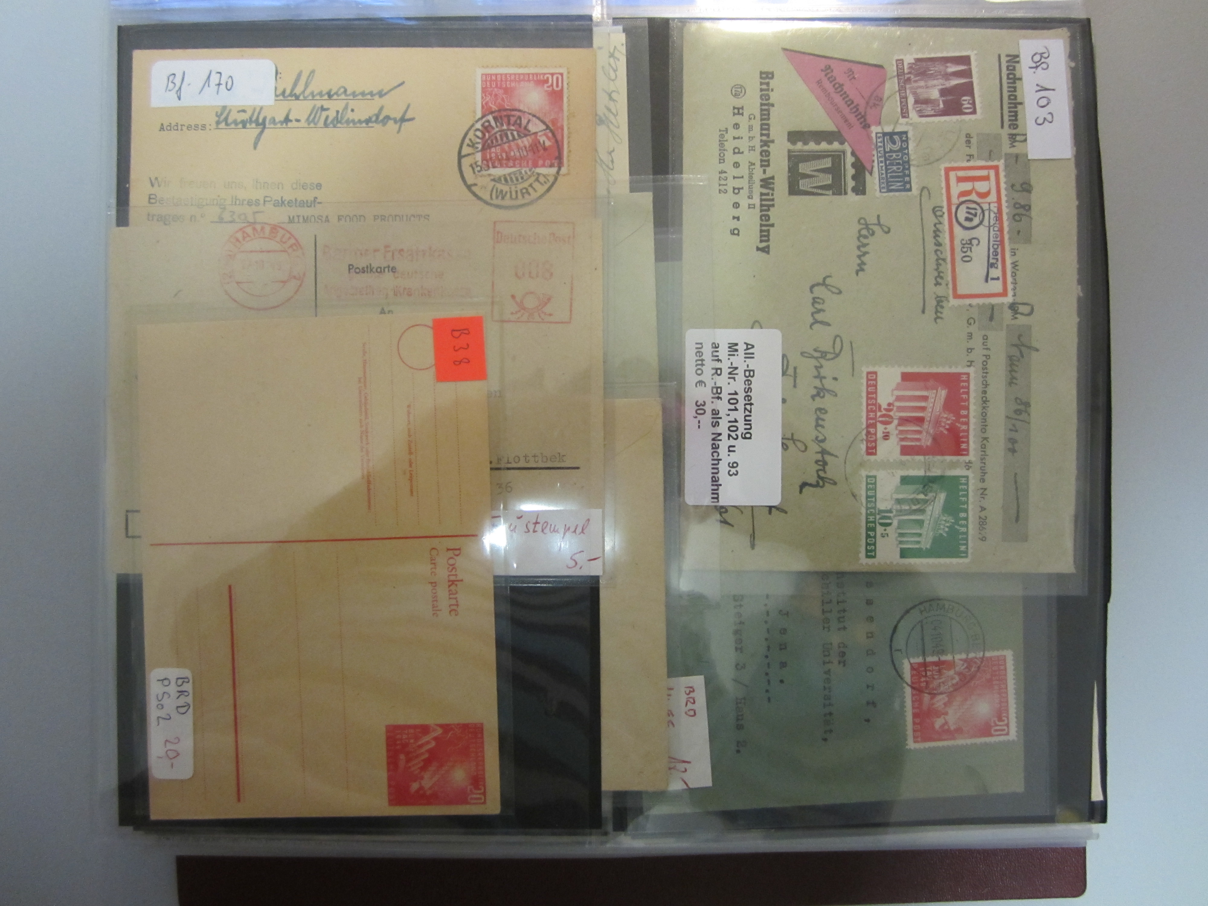 Lot 2198 - bundesrepublik  -  Hettinger Auktion Auktion 54