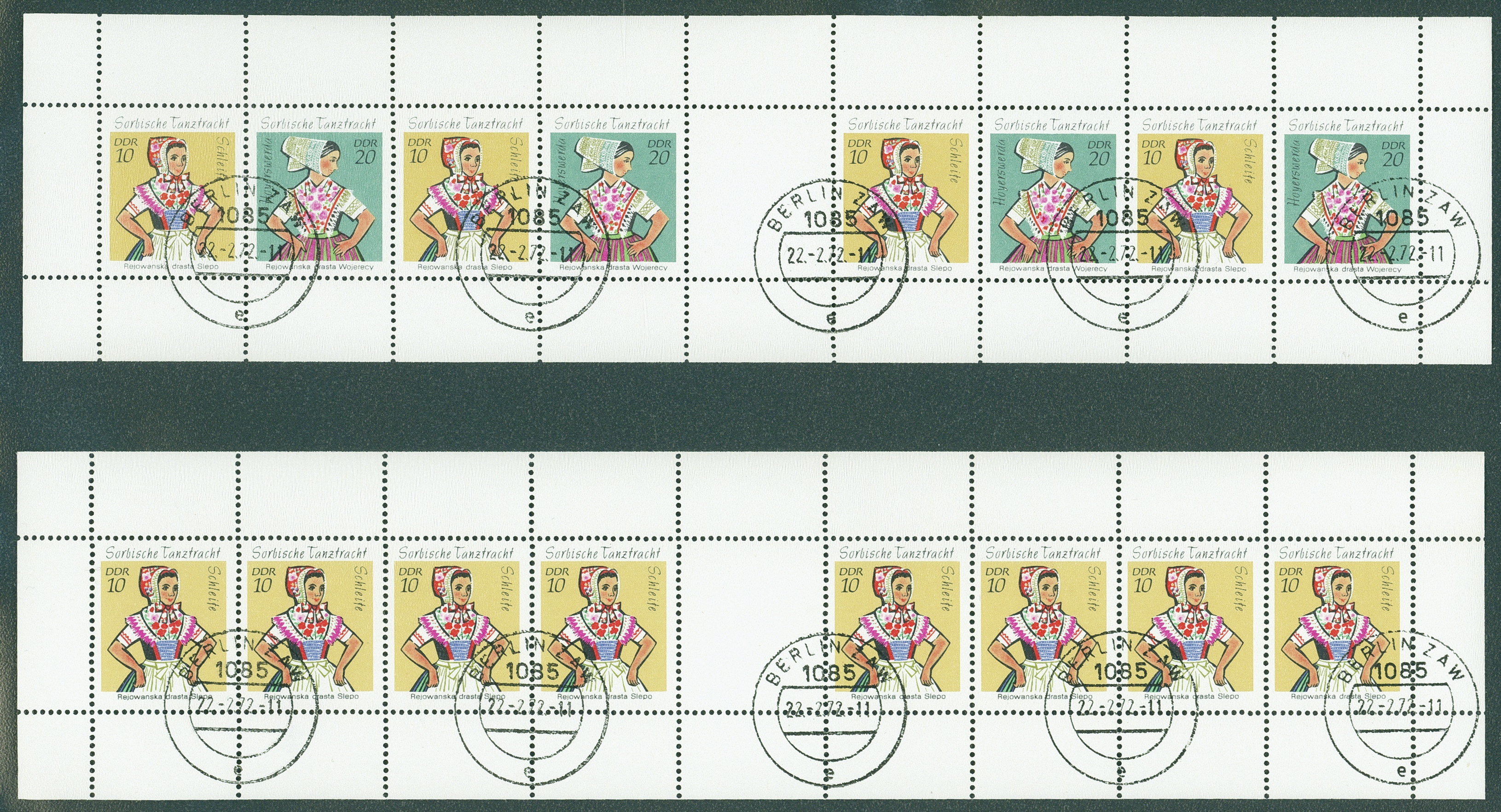 Lot 1622 - DDR - Markenheftchenbogen - Hettinger Auktion Auktion 54 Lot 1622 - DDR - Markenheftchenbogen - Hettinger Auktion Auktion 54