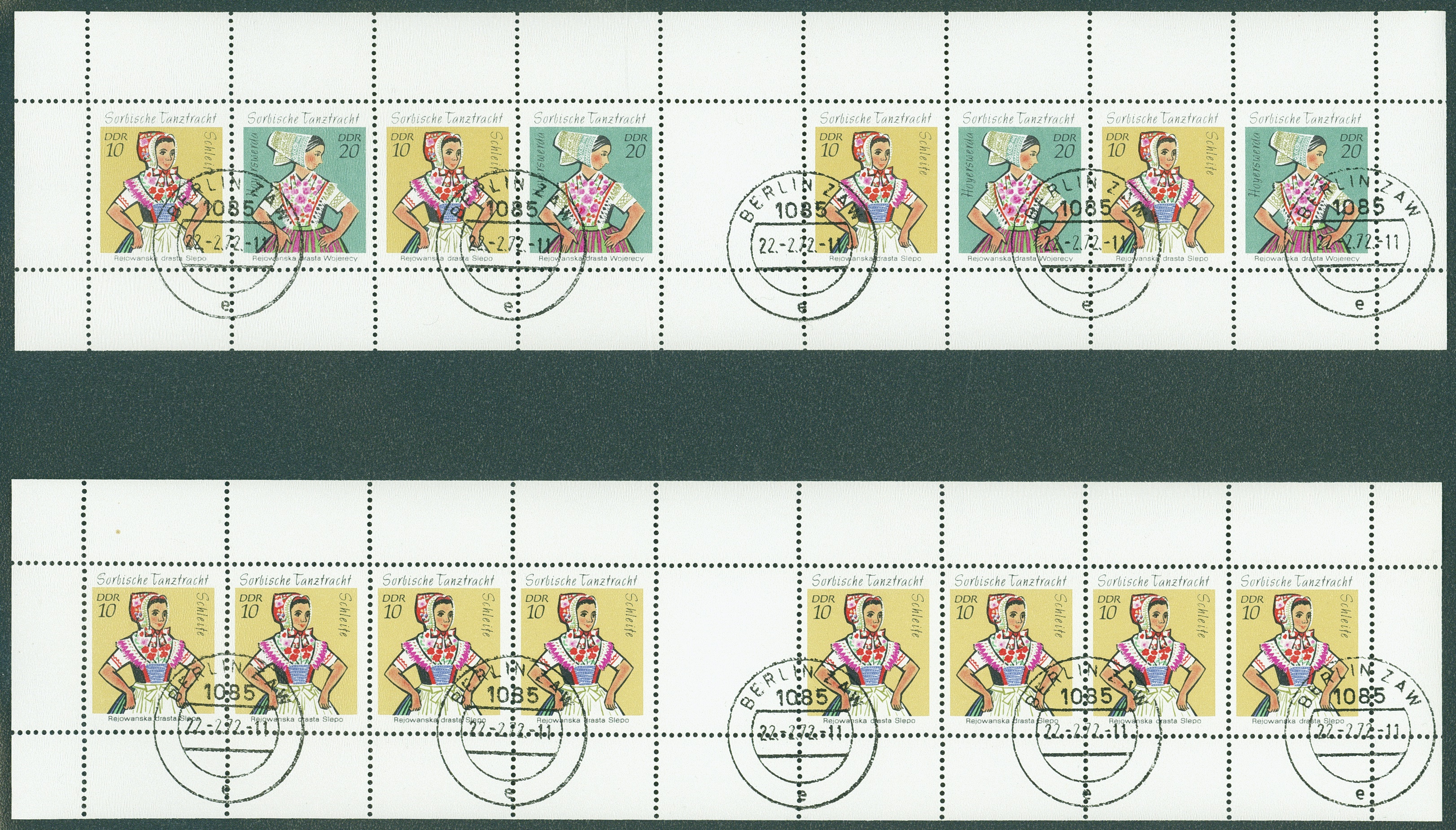 Lot 1623 - DDR - Markenheftchenbogen - Hettinger Auktion Auktion 54 Lot 1623 - DDR - Markenheftchenbogen - Hettinger Auktion Auktion 54