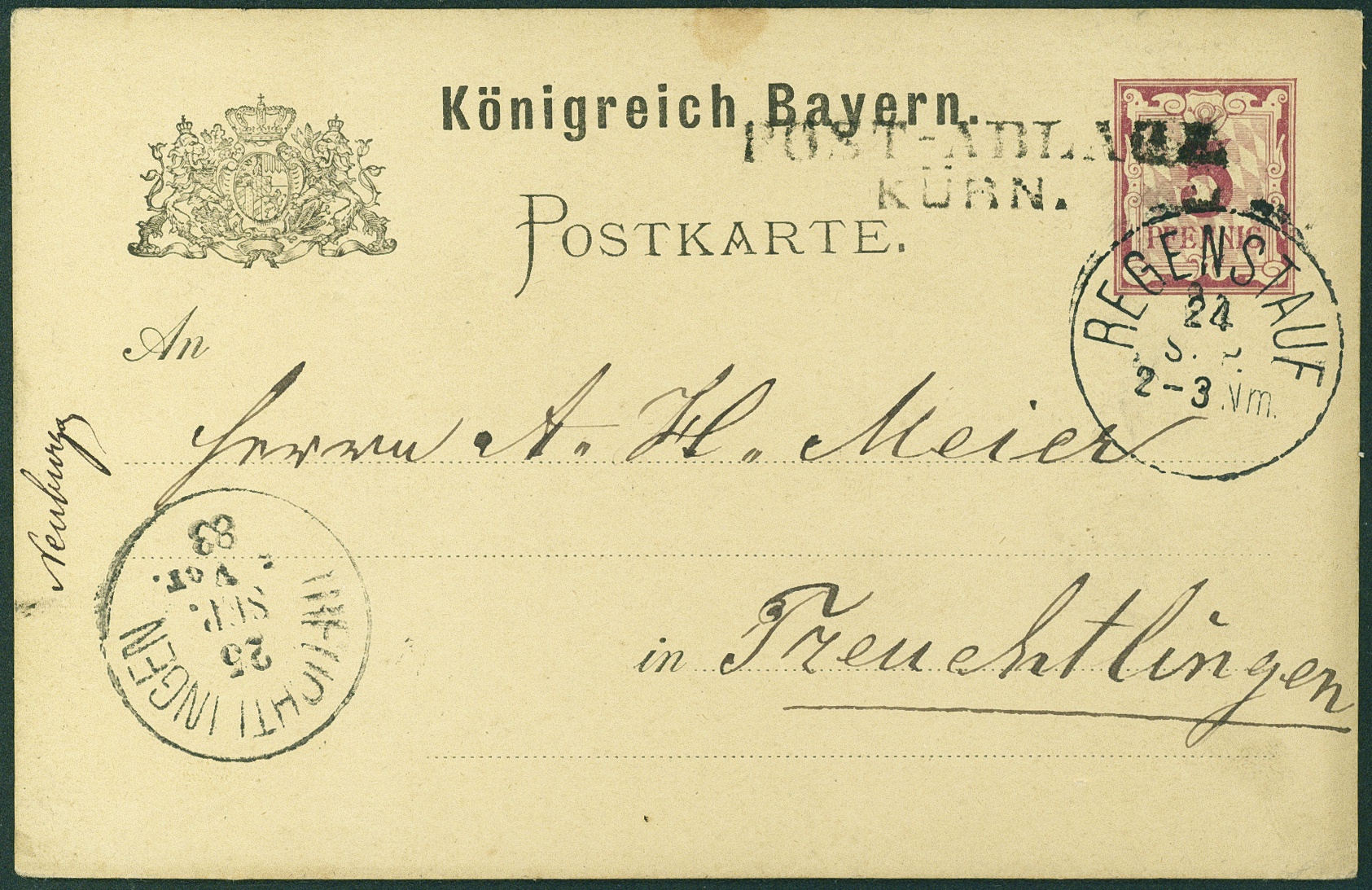 Lot 147 - Bayern - Postablagestempel - Hettinger Auktion Auktion 54 Lot 147 - Bayern - Postablagestempel - Hettinger Auktion Auktion 54