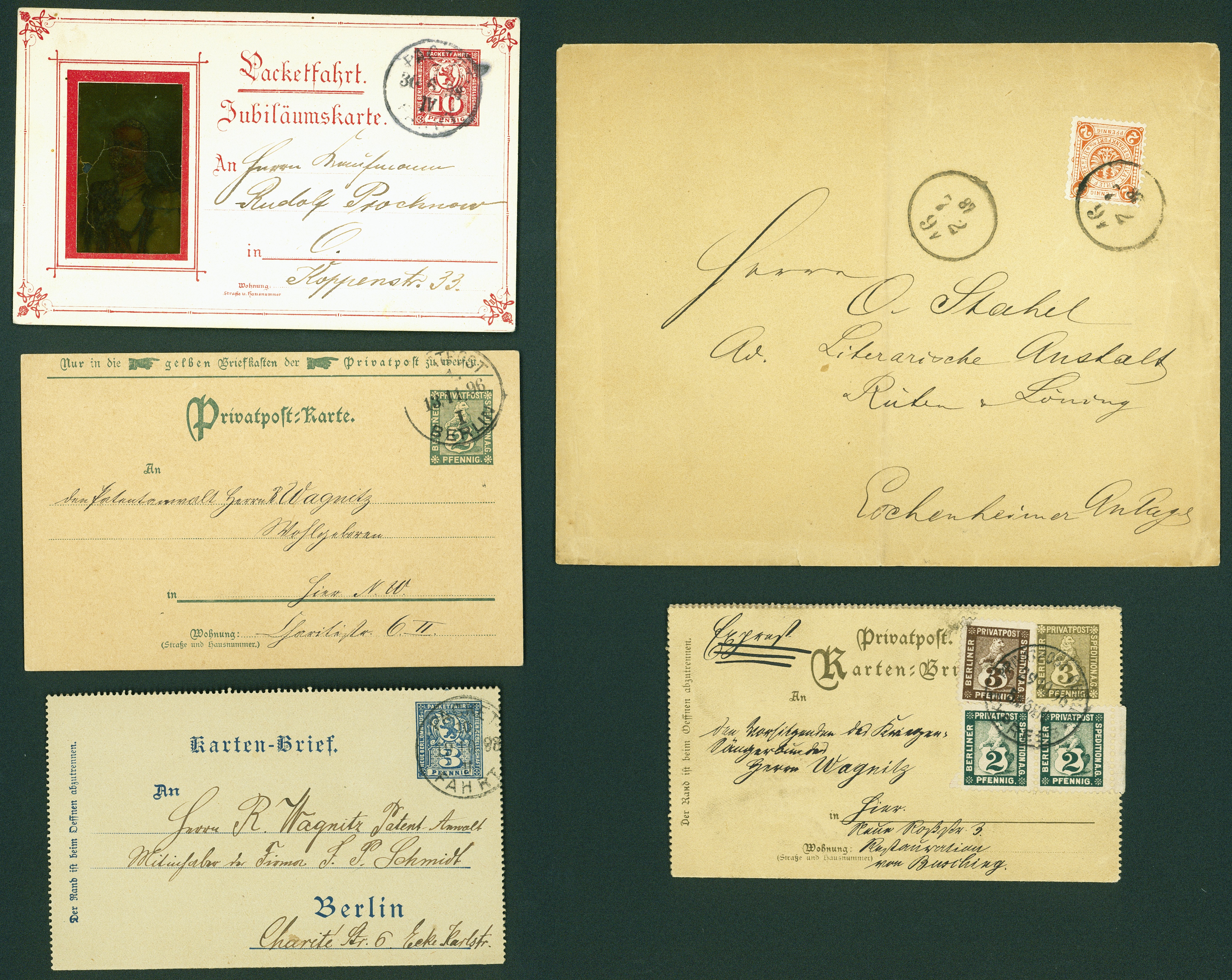 Lot 2064 - DR - PRIVATPOSTKARTEN - Hettinger Auktion Auktion 54 Lot 2064 - DR - PRIVATPOSTKARTEN - Hettinger Auktion Auktion 54