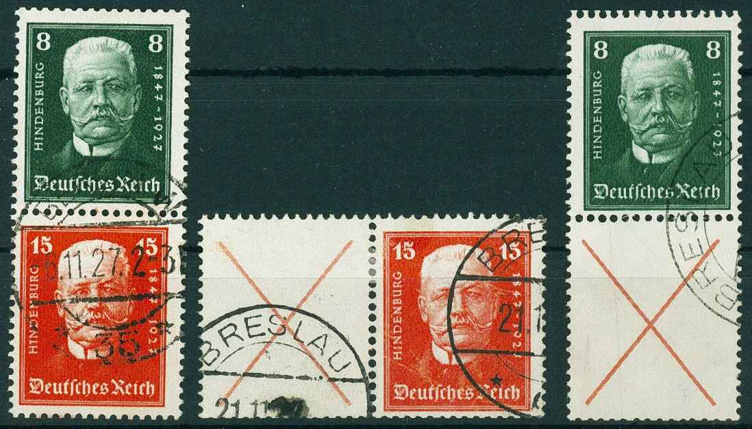 Lot 492 - DR - ZUSAMMENDRUCKE AUS MH 22-26, BEETHOVEN - REICHSPRÄSIDENTEN - Hettinger Auktion Auktion 54 Lot 492 - DR - ZUSAMMENDRUCKE AUS MH 22-26, BEETHOVEN - REICHSPRÄSIDENTEN - Hettinger Auktion Auktion 54