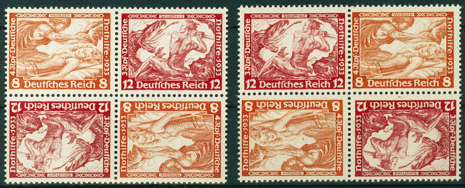Lot 653 - DR - ZUSAMMENDRUCKE AUS MH 29-34, NOTHILFE 1930/33 (WAGNER) - Hettinger Auktion Auktion 54 Lot 653 - DR - ZUSAMMENDRUCKE AUS MH 29-34, NOTHILFE 1930/33 (WAGNER) - Hettinger Auktion Auktion 54