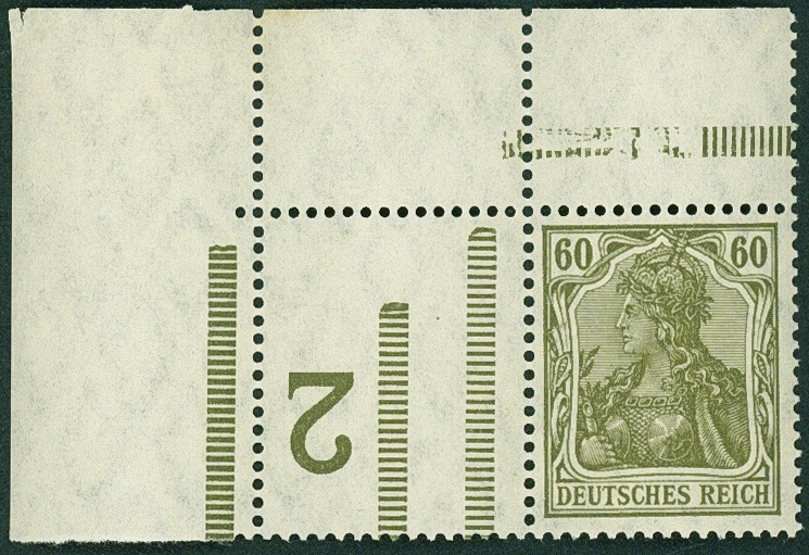 Lot 443 - DR - ZUSAMMENDRUCKE AUS MH 14-15, GERMANIA 1921 - Hettinger Auktion Auktion 54 Lot 443 - DR - ZUSAMMENDRUCKE AUS MH 14-15, GERMANIA 1921 - Hettinger Auktion Auktion 54