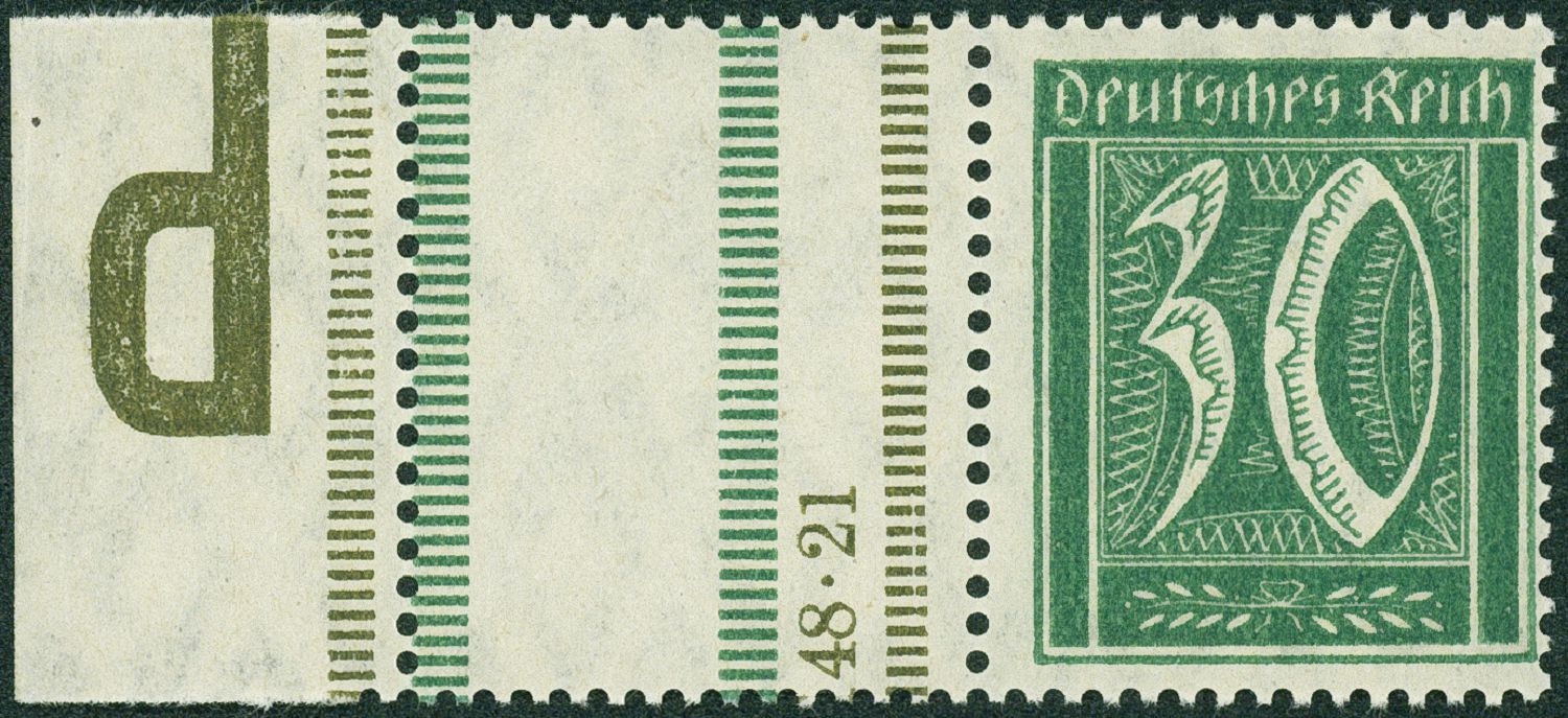 Lot 440 - DR - ZUSAMMENDRUCKE AUS MH 14-15, GERMANIA 1921 - Hettinger Auktion Auktion 54 Lot 440 - DR - ZUSAMMENDRUCKE AUS MH 14-15, GERMANIA 1921 - Hettinger Auktion Auktion 54