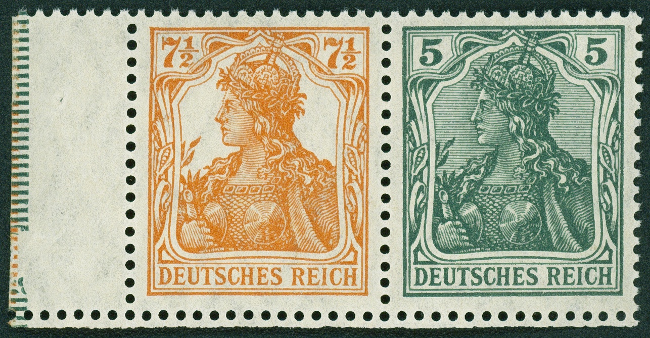 Lot 404 - DR - ZUSAMMENDRUCKE AUS MH 1-13, GERMANIA 1910/19 - Hettinger Auktion Auktion 54 Lot 404 - DR - ZUSAMMENDRUCKE AUS MH 1-13, GERMANIA 1910/19 - Hettinger Auktion Auktion 54