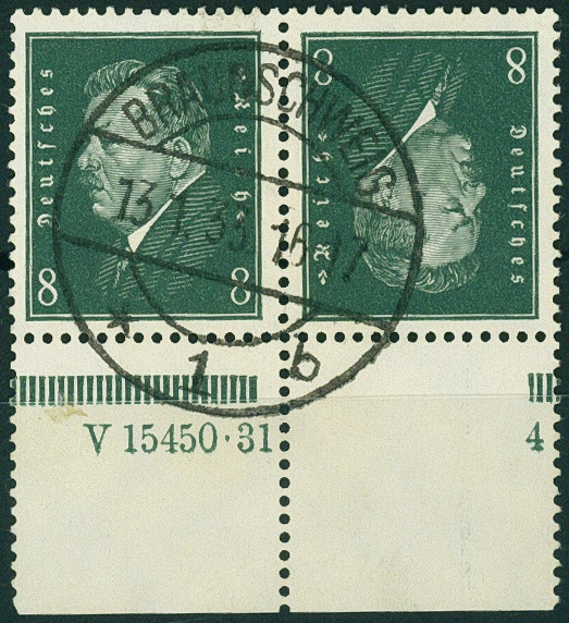 Lot 513 - DR - ZUSAMMENDRUCKE AUS MH 22-26, BEETHOVEN - REICHSPRÄSIDENTEN - Hettinger Auktion Auktion 54 Lot 513 - DR - ZUSAMMENDRUCKE AUS MH 22-26, BEETHOVEN - REICHSPRÄSIDENTEN - Hettinger Auktion Auktion 54