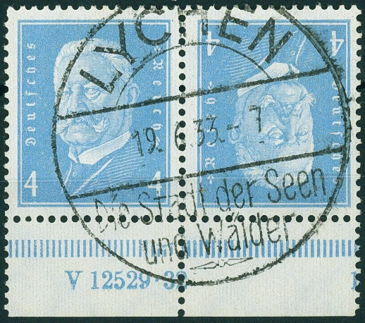Lot 502 - DR - ZUSAMMENDRUCKE AUS MH 22-26, BEETHOVEN - REICHSPRÄSIDENTEN - Hettinger Auktion Auktion 54 Lot 502 - DR - ZUSAMMENDRUCKE AUS MH 22-26, BEETHOVEN - REICHSPRÄSIDENTEN - Hettinger Auktion Auktion 54