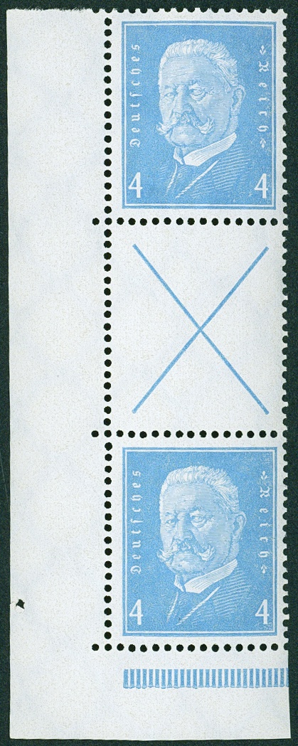 Lot 525 - DR - ZUSAMMENDRUCKE AUS MH 22-26, BEETHOVEN - REICHSPRÄSIDENTEN - Hettinger Auktion Auktion 54 Lot 525 - DR - ZUSAMMENDRUCKE AUS MH 22-26, BEETHOVEN - REICHSPRÄSIDENTEN - Hettinger Auktion Auktion 54
