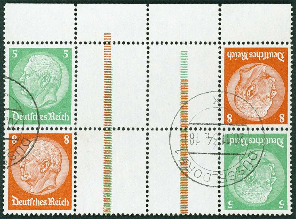 Lot 675 - DR - ZUSAMMENDRUCKE AUS MH 35-49, HINDENBURG 1934 - HITLER 1941 - Hettinger Auktion Auktion 54 Lot 675 - DR - ZUSAMMENDRUCKE AUS MH 35-49, HINDENBURG 1934 - HITLER 1941 - Hettinger Auktion Auktion 54