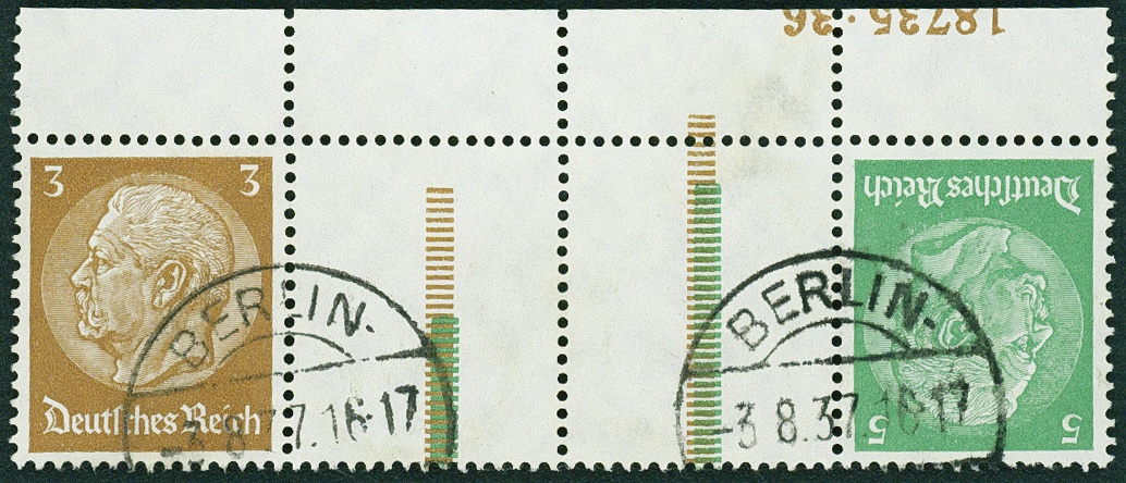 Lot 713 - DR - ZUSAMMENDRUCKE AUS MH 35-49, HINDENBURG 1934 - HITLER 1941  -  Hettinger Auktion Auktion 54