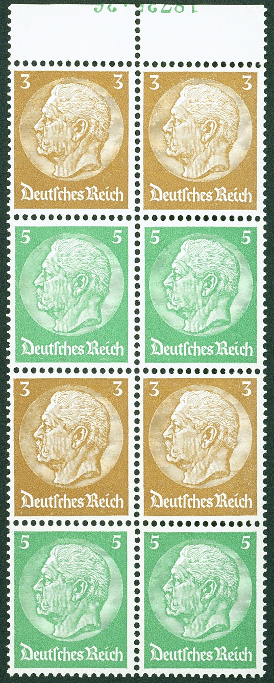 Lot 699 - DR - ZUSAMMENDRUCKE AUS MH 35-49, HINDENBURG 1934 - HITLER 1941 - Hettinger Auktion Auktion 54 Lot 699 - DR - ZUSAMMENDRUCKE AUS MH 35-49, HINDENBURG 1934 - HITLER 1941 - Hettinger Auktion Auktion 54