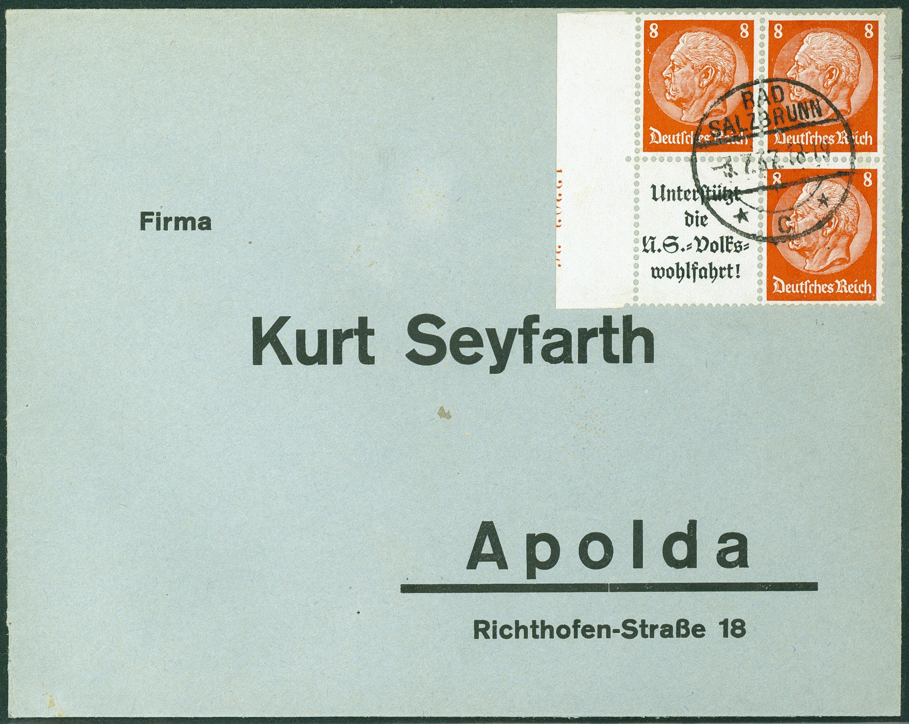 Lot 703 - DR - ZUSAMMENDRUCKE AUS MH 35-49, HINDENBURG 1934 - HITLER 1941  -  Hettinger Auktion Auktion 54