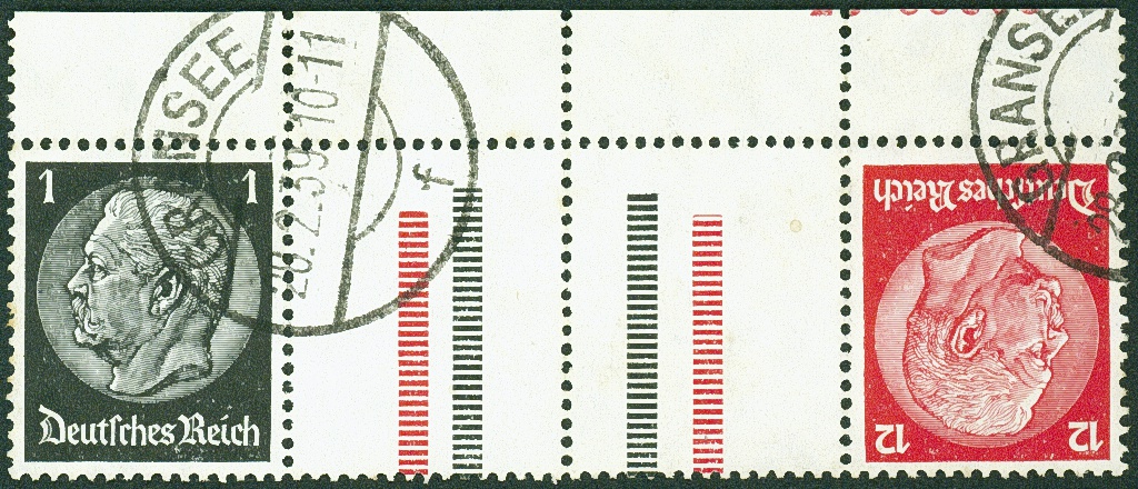Lot 714 - DR - ZUSAMMENDRUCKE AUS MH 35-49, HINDENBURG 1934 - HITLER 1941  -  Hettinger Auktion Auktion 54