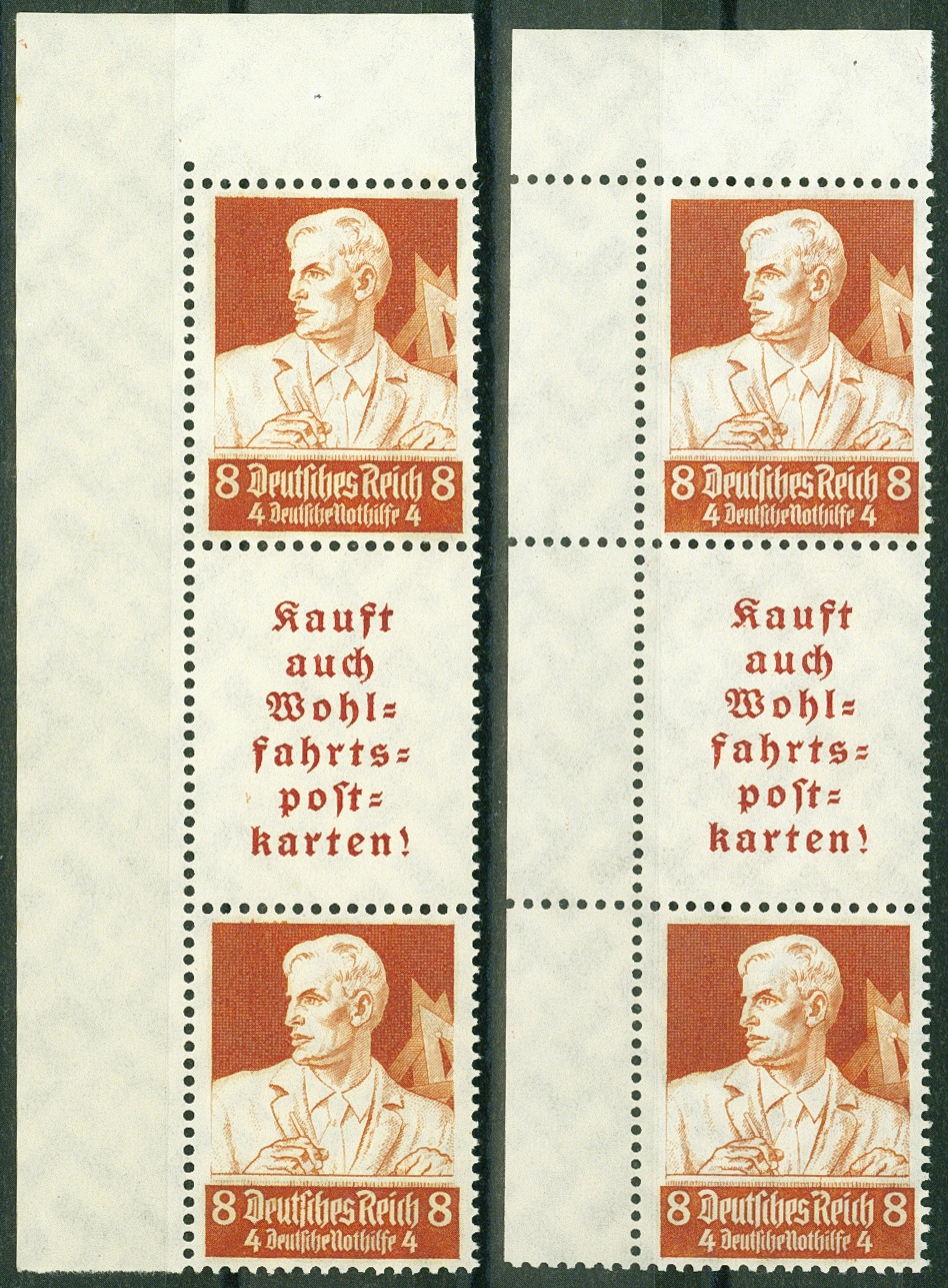 Lot 733 - DR - ZUSAMMENDRUCKE AUS MH 35-49, HINDENBURG 1934 - HITLER 1941 - Hettinger Auktion Auktion 54 Lot 733 - DR - ZUSAMMENDRUCKE AUS MH 35-49, HINDENBURG 1934 - HITLER 1941 - Hettinger Auktion Auktion 54