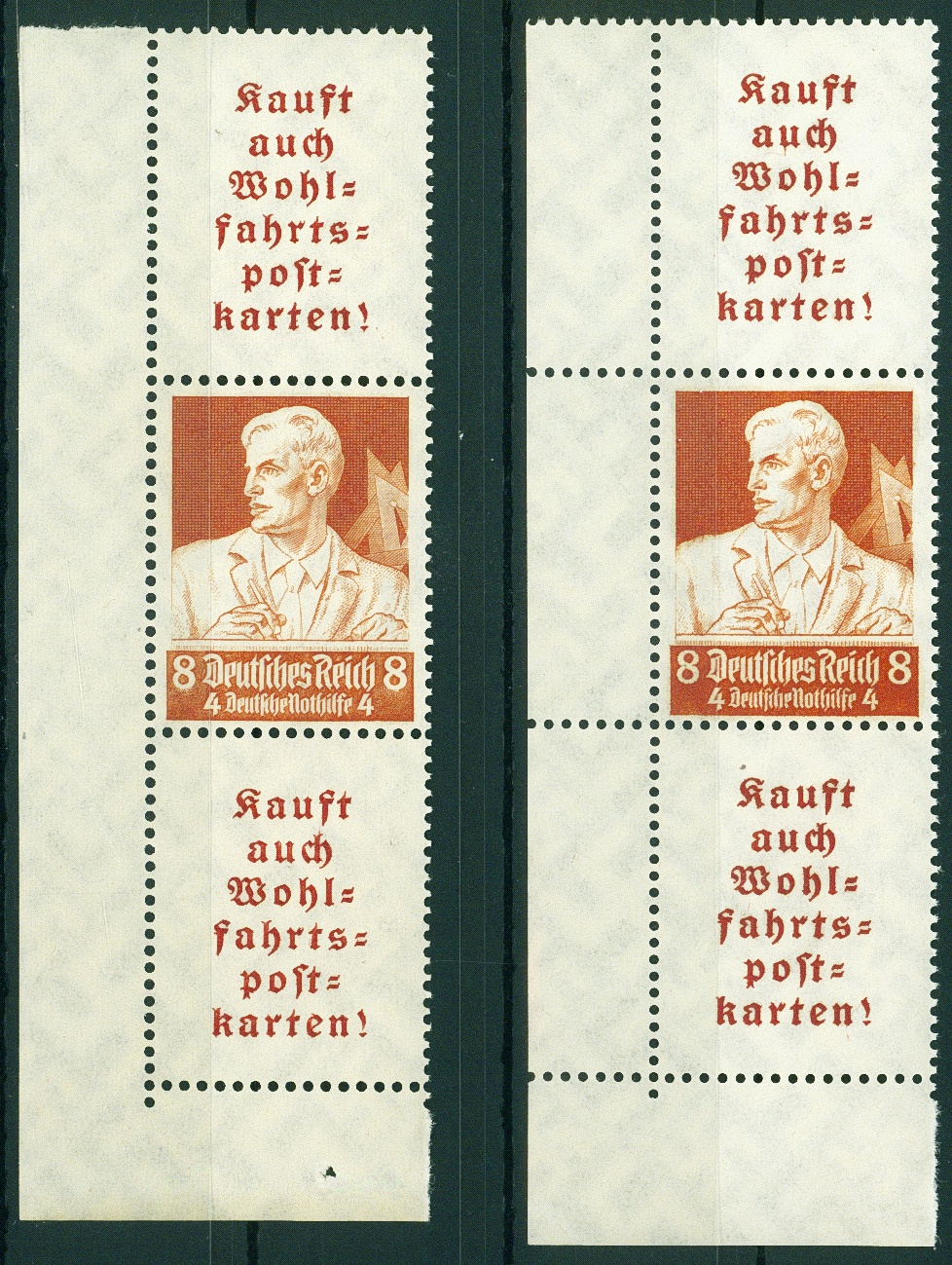 Lot 734 - DR - ZUSAMMENDRUCKE AUS MH 35-49, HINDENBURG 1934 - HITLER 1941 - Hettinger Auktion Auktion 54 Lot 734 - DR - ZUSAMMENDRUCKE AUS MH 35-49, HINDENBURG 1934 - HITLER 1941 - Hettinger Auktion Auktion 54