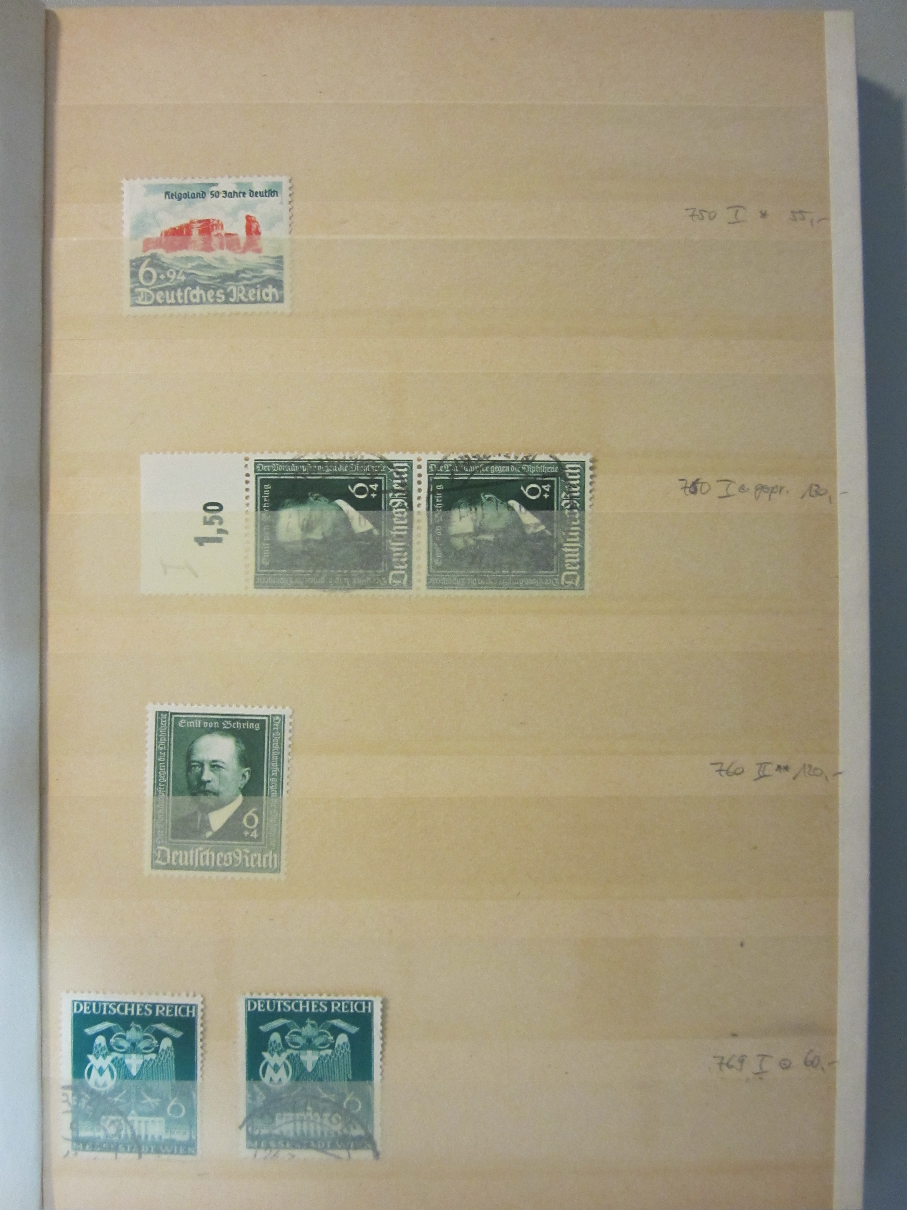 Lot 1975 - Deutsches Reich  -  Hettinger Auktion Auktion 54