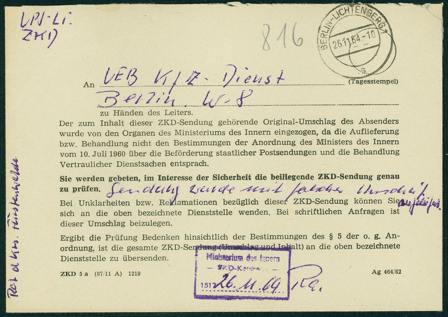 Lot 1487 - ddr - dienstmarken - Hettinger Auktion Auktion 54 Lot 1487 - ddr - dienstmarken - Hettinger Auktion Auktion 54